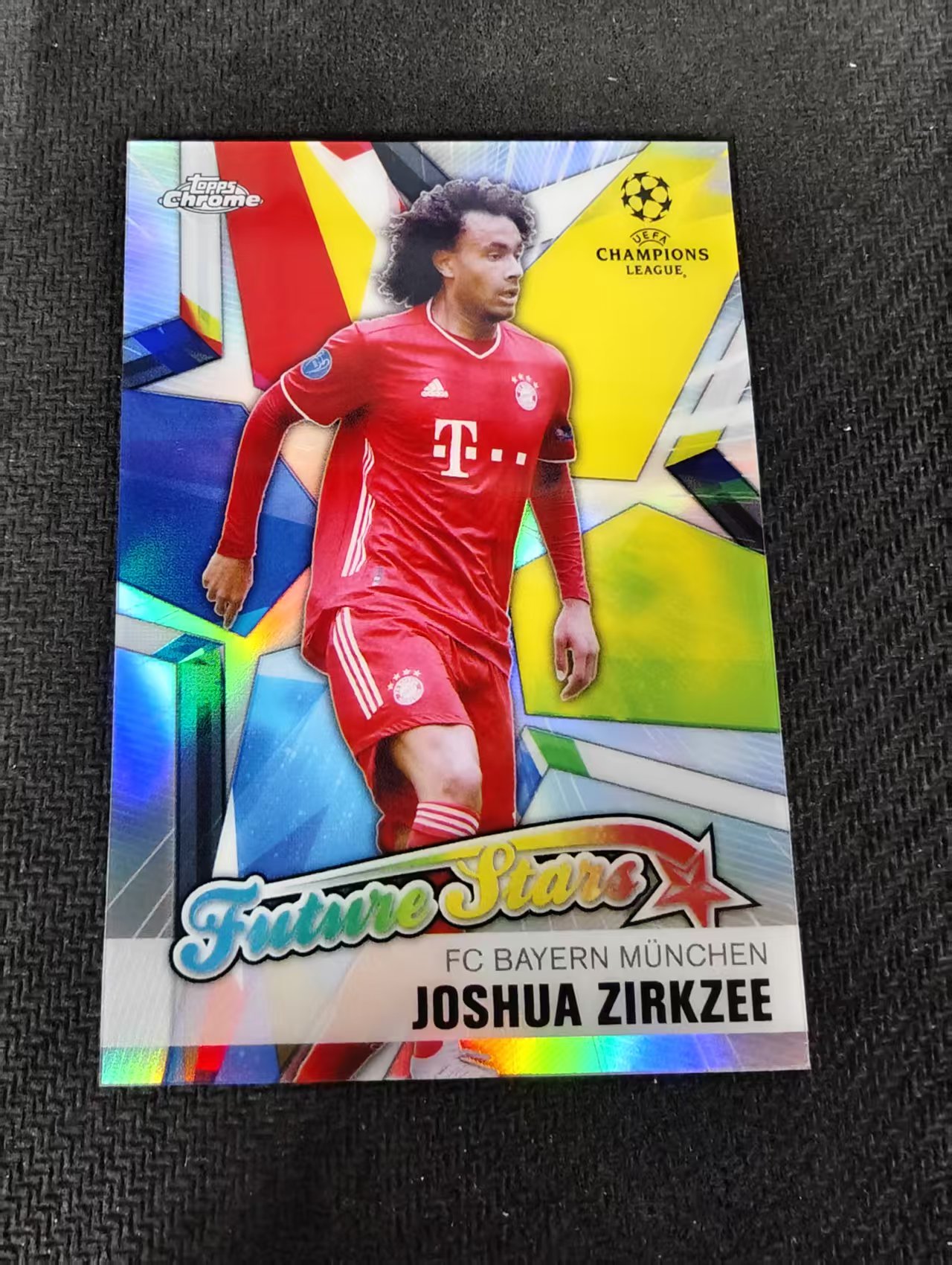 【可合并,不累计】2021 Topps Chrome Joshua Zirkzee RC 欧冠 齐尔克泽 拜仁 曼联 未来之星特卡 银折 不保卡品 介意勿拍