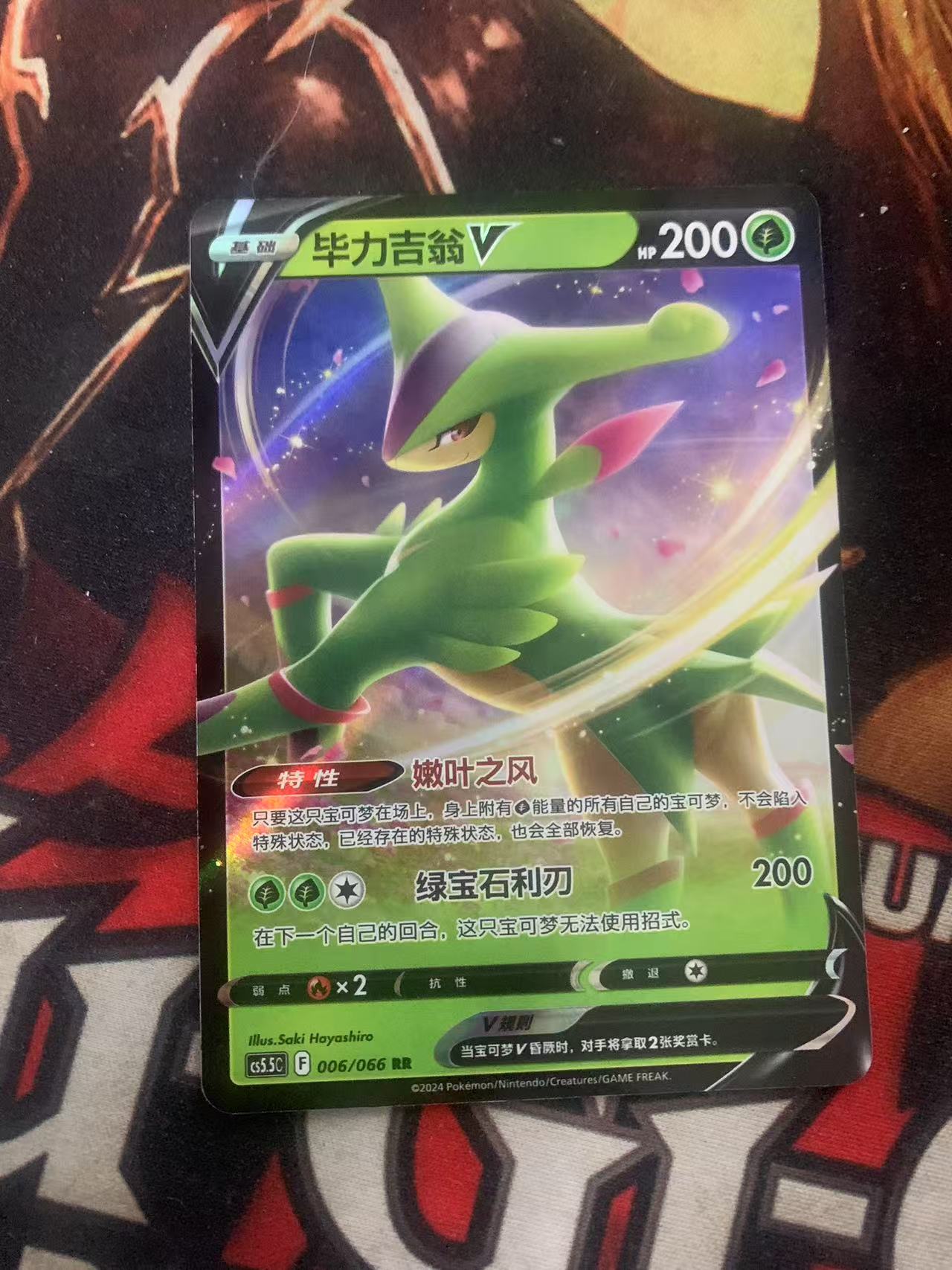 2024 Pokemon TCG 1 毕力吉翁V chs 宝可梦 简中 木水拍卖第一百六十七期