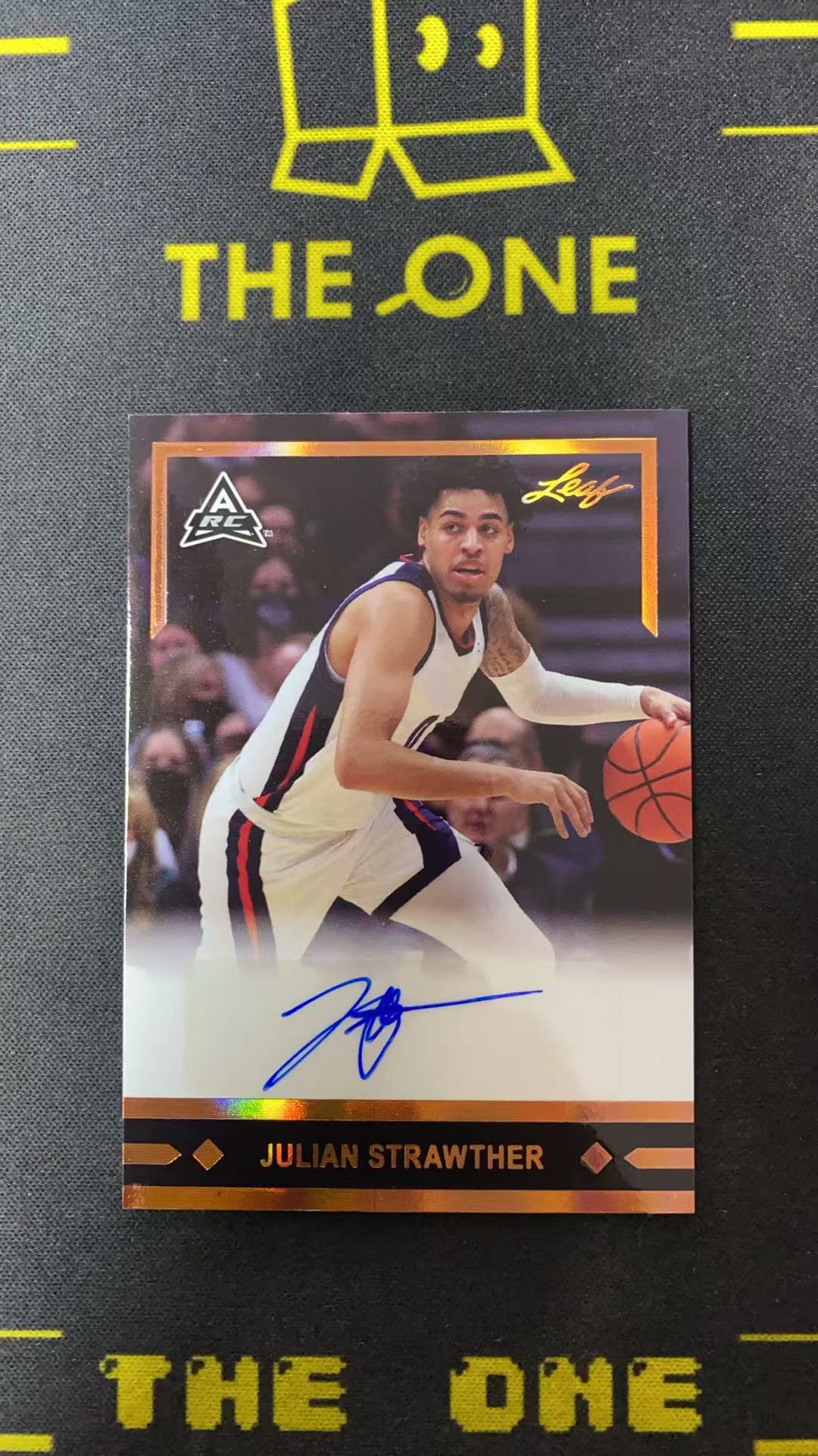 2022 Leaf TRINITY Julian Strawther RC 【TheOne】朱利安 斯特劳瑟 新秀 签字 不保卡品【TP】
