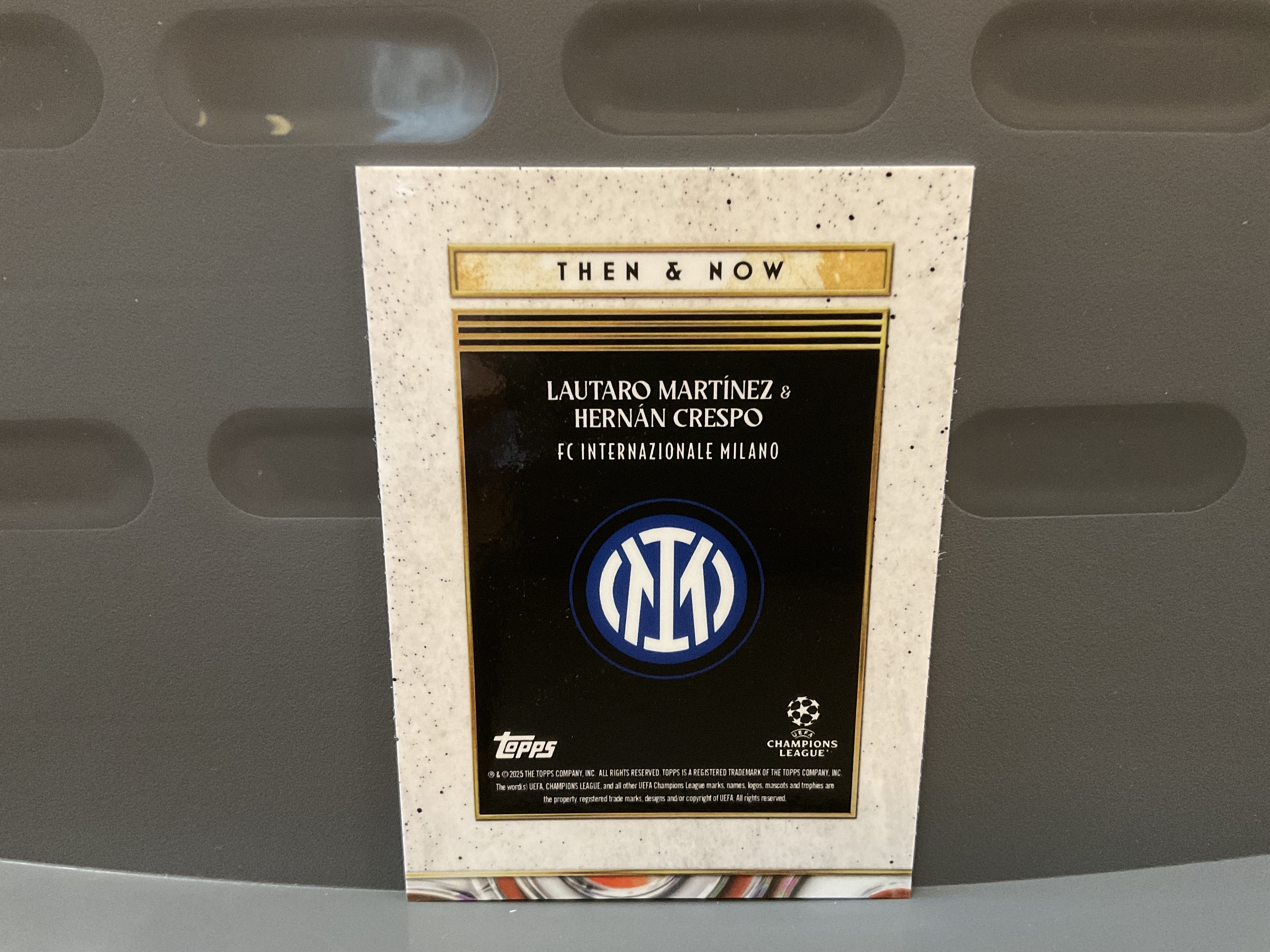2025 Topps Deco Lautaro Martinez/Hernan Crespo #25编 国际米兰 劳塔罗 德科 马丁内斯 Martínez 阿根廷 克雷斯波 折射 欧冠 国米