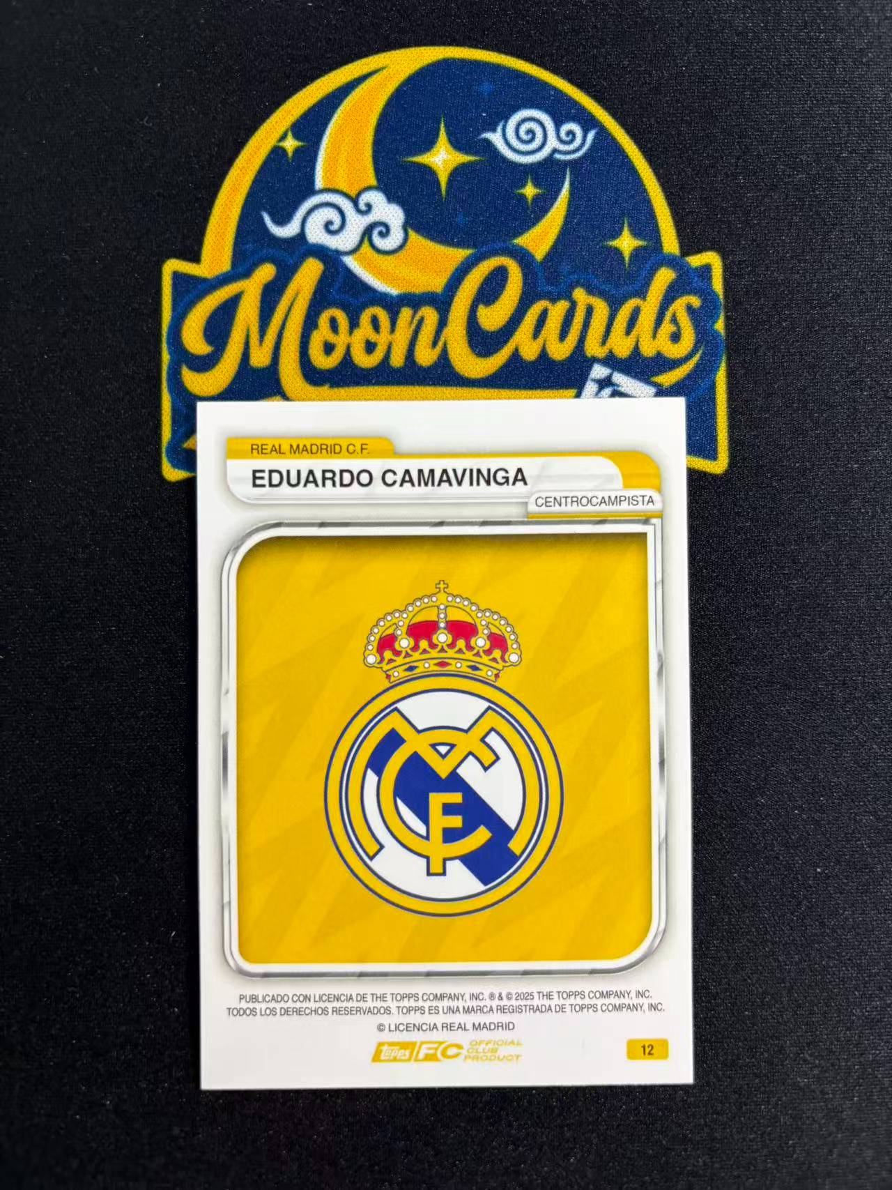 【梦卡拍卖】2025 Topps 皇马铁罐队盒 Eduardo Camavinga 爱德华多 卡马温加 卡马文加 /125编 #DD# F白