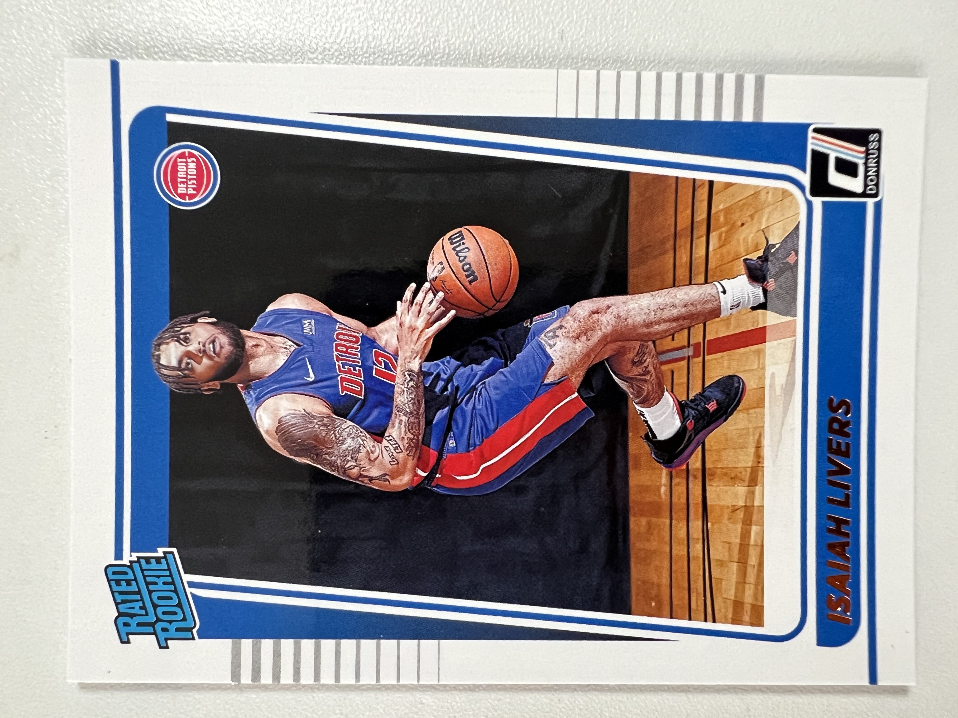 2021-22 Panini Donruss Isaiah Livers RC #227 以赛亚 利弗斯 活塞 杜蕾斯系列 base 收藏凑套 卡品如图