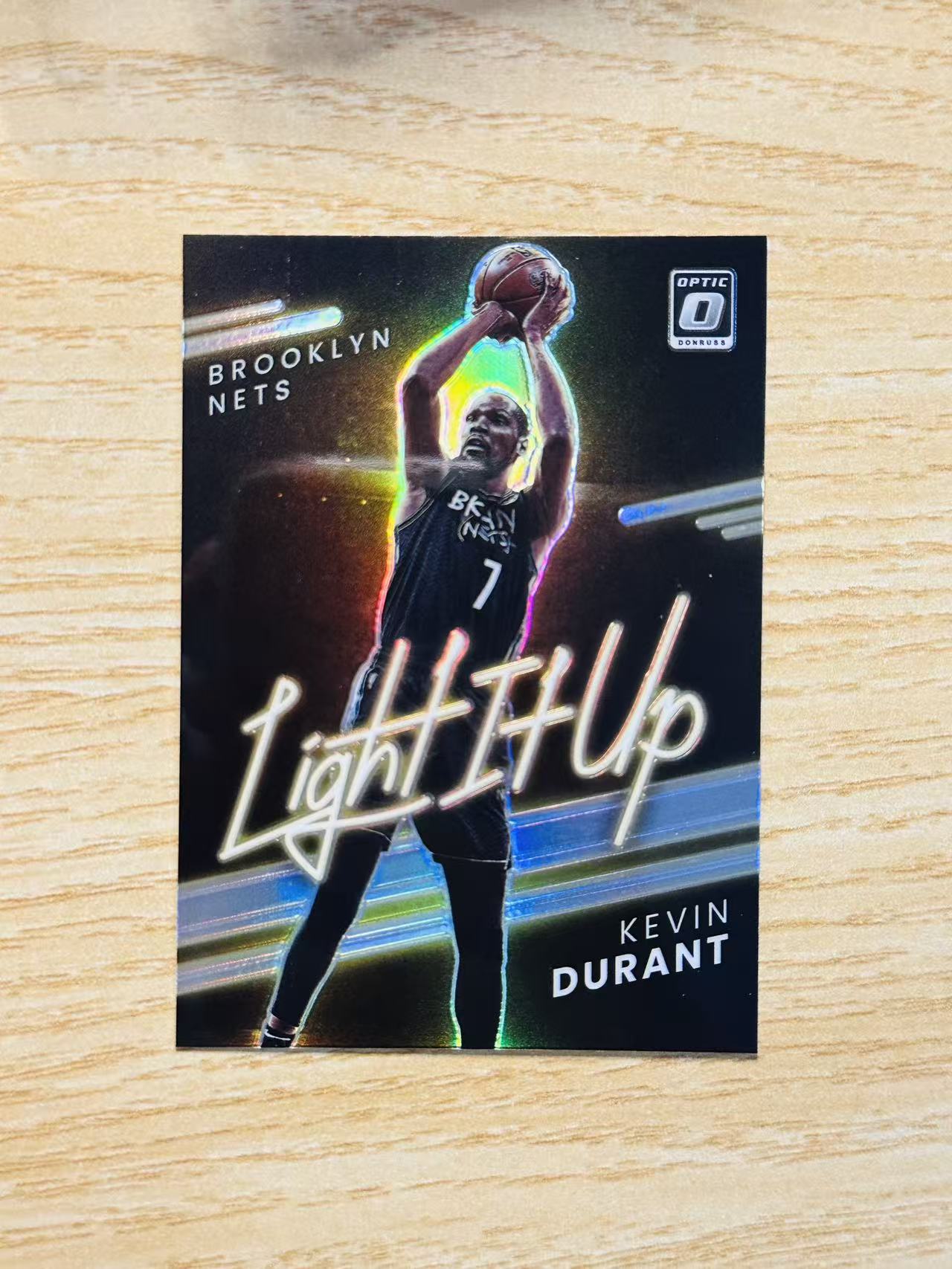 2021-22 Panini Donruss Kevin Durant 嘿嘿代卖 杜蕾斯 optic 凯文 杜兰特 light up 银折 篮网 死神 KD 收藏必备