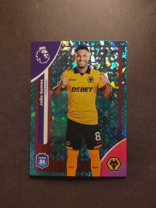 2025 Topps 英超 Gonçalo Paciência 499编绿点折rr