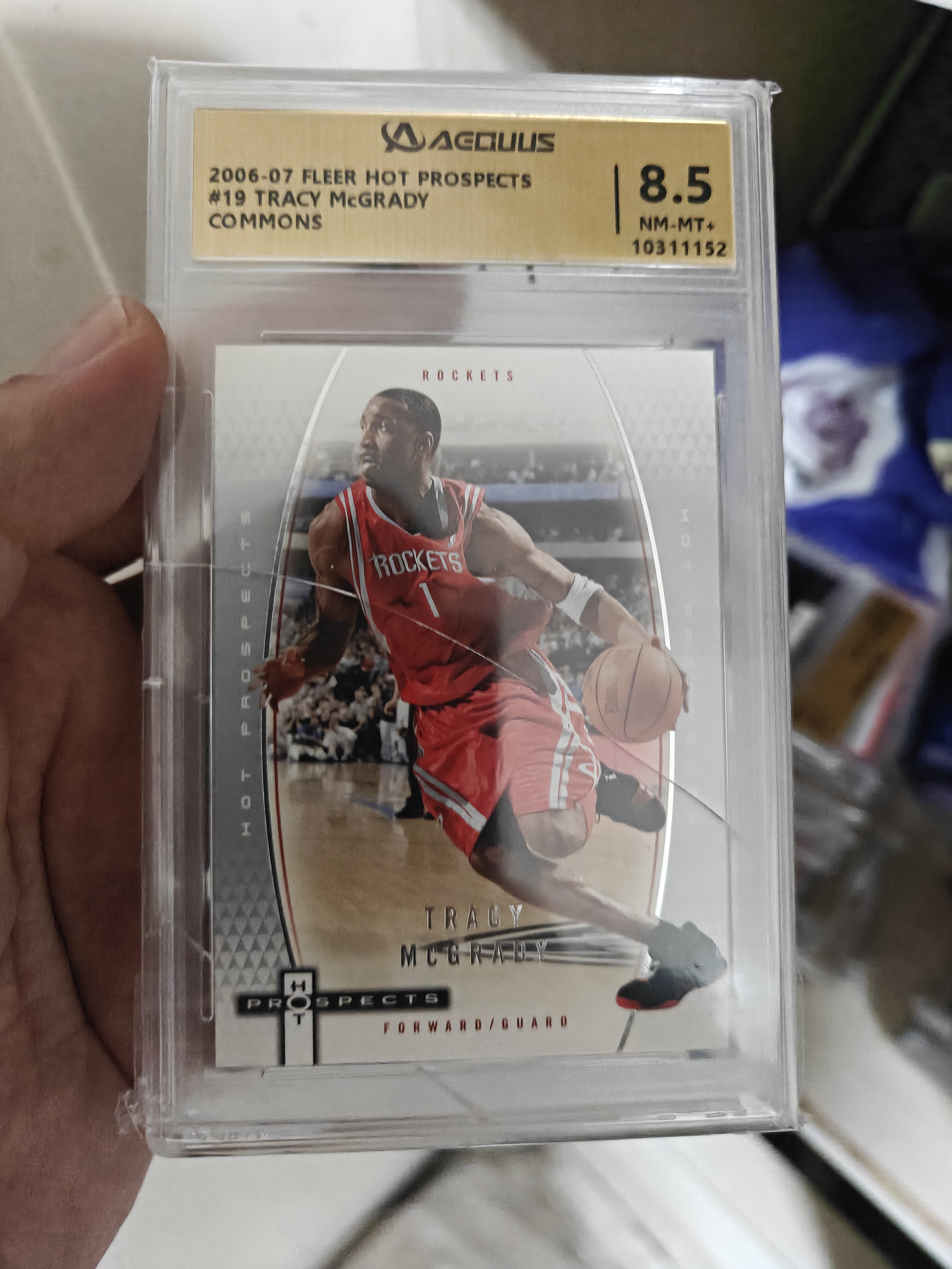 2006-07 Fleer Hot Prospects Tracy McGrady #19 火箭 特雷西 麦克格雷迪 麦迪 巅峰麦迪 评级壳有裂痕