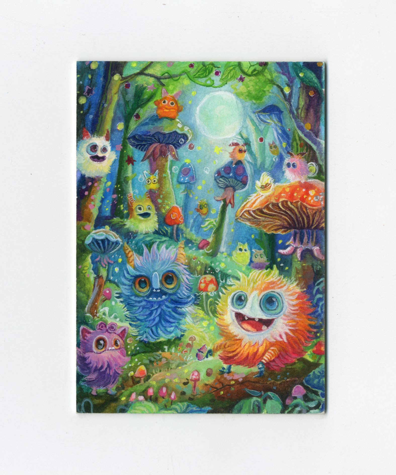 【Jackie杰基拍卖】无定义工作室 可爱 手绘卡 1/1 画师:七度赛文(灯塔)