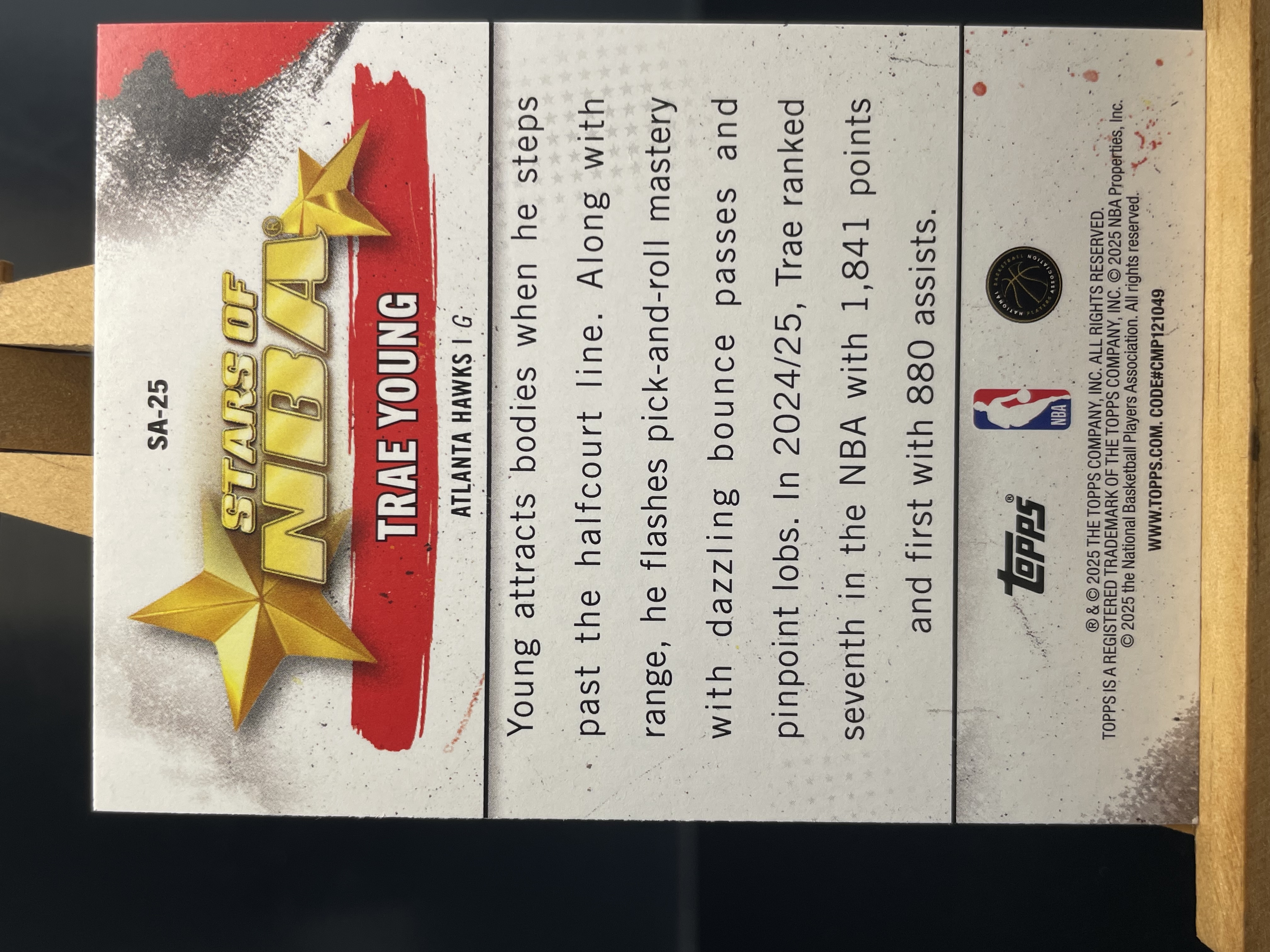 (A10) 2025 TOPPS 特卡 折射 吹杨 特雷杨 老鹰 近期大热球星 收藏凑套必备 卡品如图 !!!