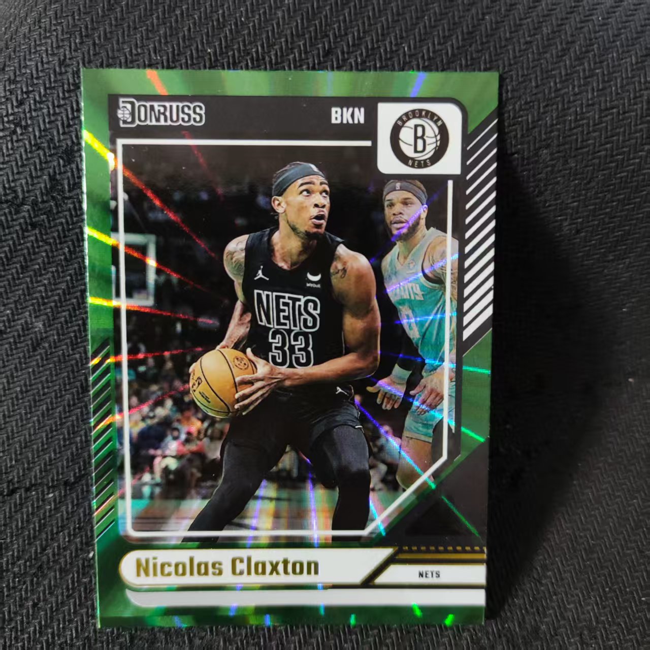 2024-25 Panini Donruss Nicolas Claxton 尼古拉斯 克拉克斯顿 绿佛光折 折射 篮网队 收藏必备 可累计 回收球星卡