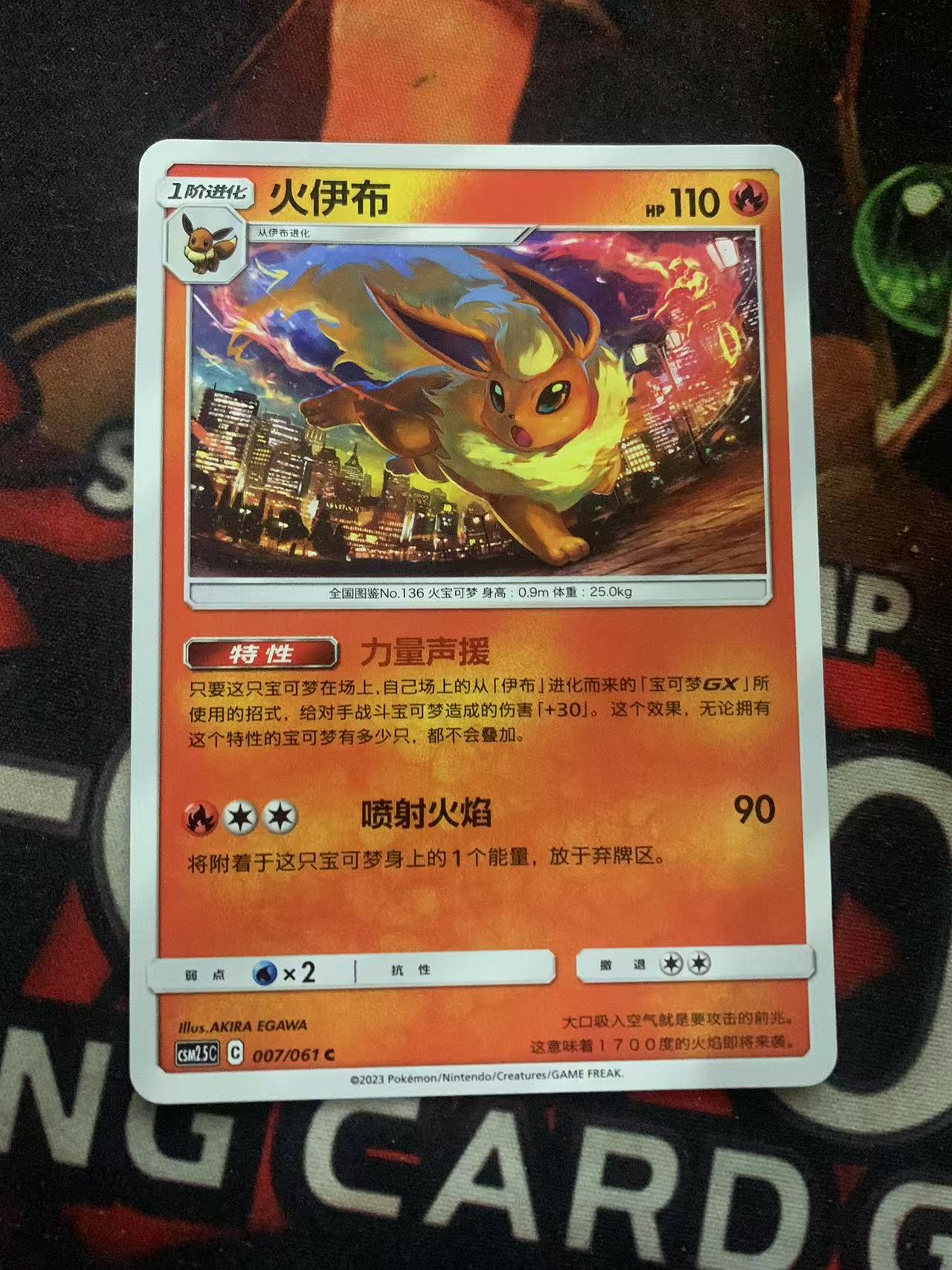 2024 Pokemon TCG 1 火伊布 chs 宝可梦 简中 木水拍卖第一百六十期