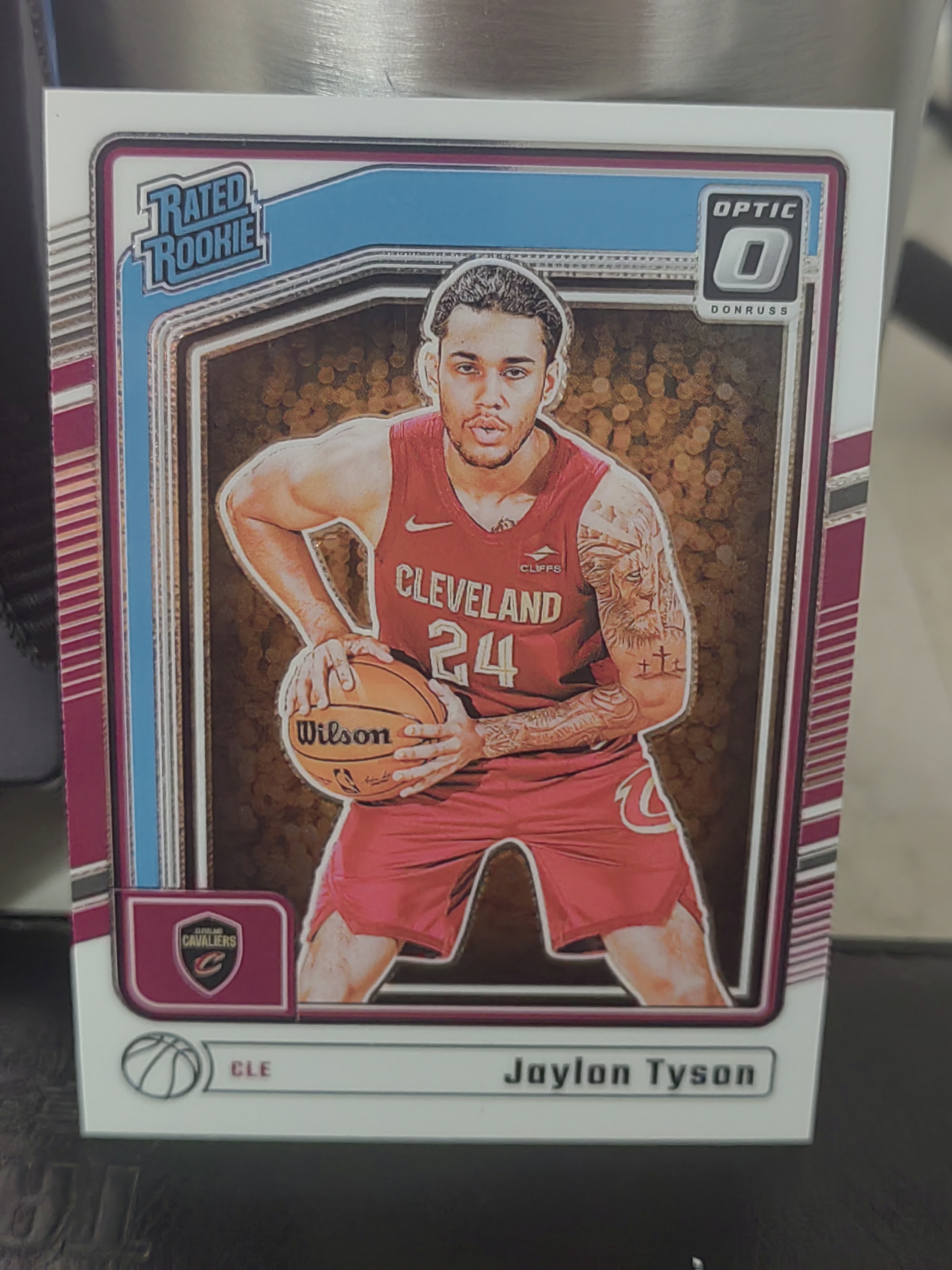 2024-25 Panini Donruss Optic Jaylon Tyson RC 杜蕾斯op 杰隆 泰森 骑士 新秀 篮 白边白角 不保卡品 卡品如图