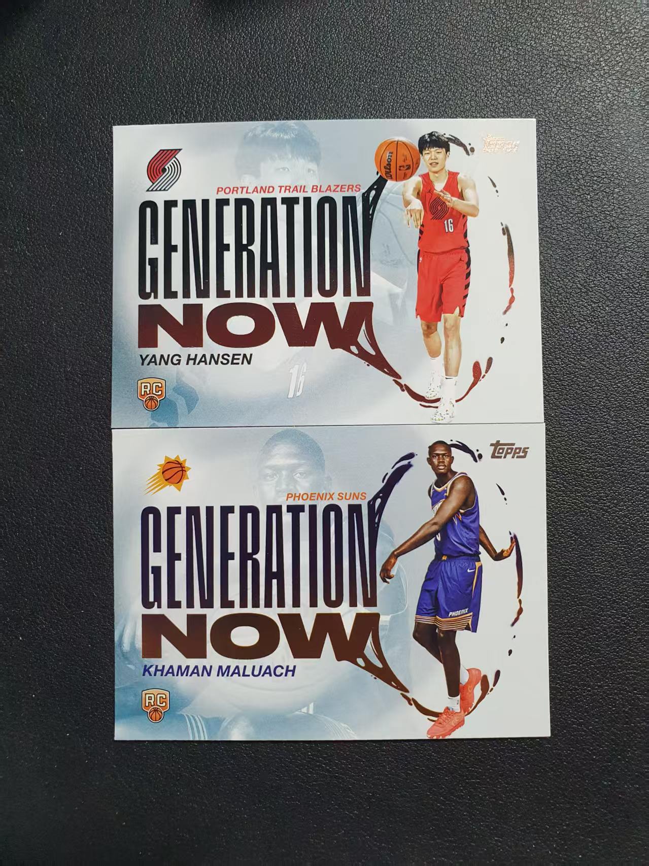 2025 Topps flagship 杨瀚森 RC 杨瀚森 马卢阿奇 Generation Now 新生代 特卡 卡品如图