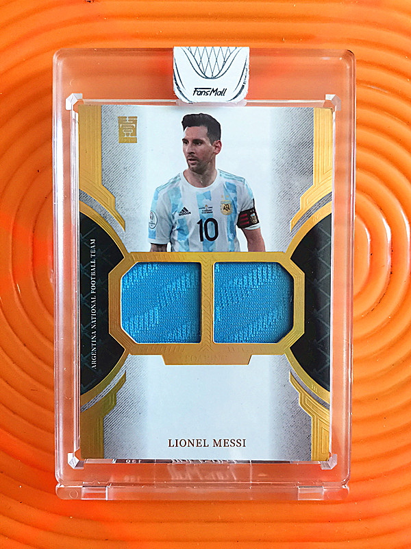 2022 上海范斯猫 fansmall 利昂内尔·梅西 (( 金版 球衣卡 限量10张 超级好卡 )) ebay 奇迹 (( 含原封砖 )) 看描述