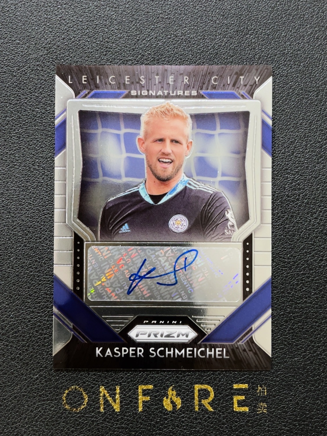2020-21 Panini Prizm Kasper Schmeichel 【0费率上火拍卖】卡斯帕舒梅切尔 签字 瑕疵如图 英超 莱斯特城 Ace