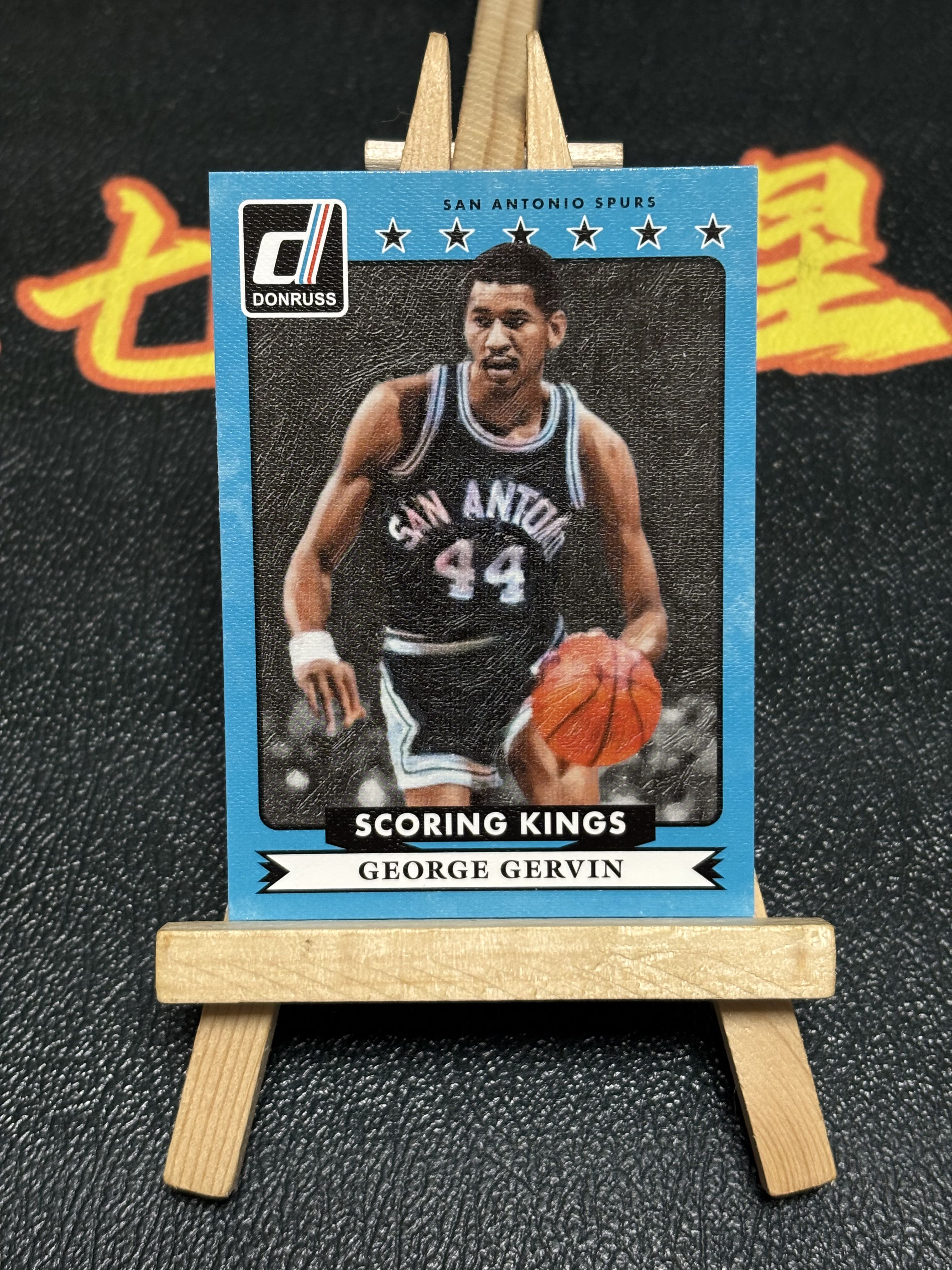 2014-15 Panini Donruss George Gervin 乔治 格文 冰人 马刺 油画 特卡 杜蕾斯 实卡精美 收藏必备 卡品如图 七七代卖 XQ4