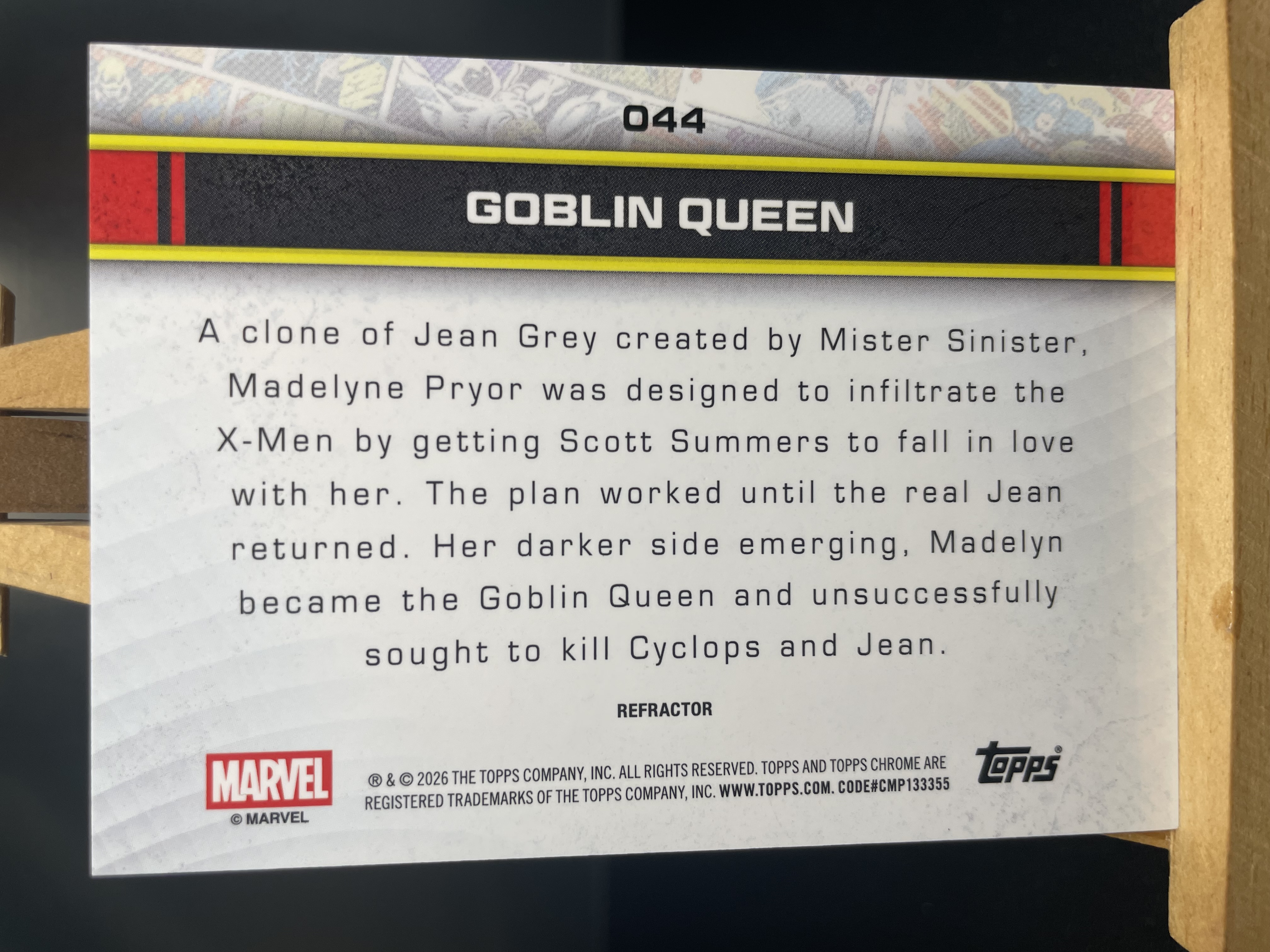 (B5)2026 TOPPS MARVEL 漫威 折射 哥布林女王 实卡好看 收藏凑套必备 卡品如图 !!!