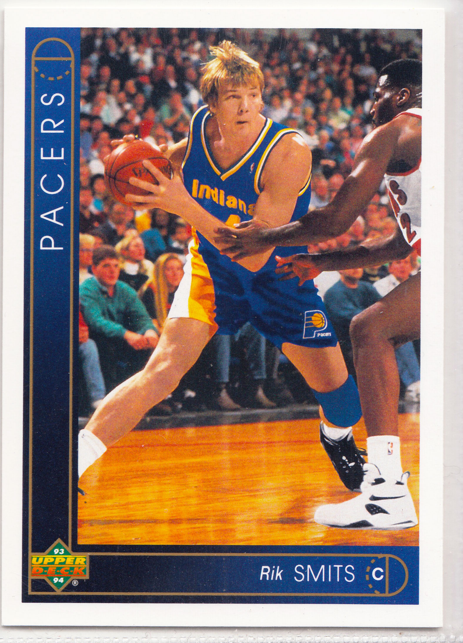 【ABC1 Card Market】1993-94 Upper Deck UD Basketball Rik Smits 里克 施密茨 Indiana Pacers 步行者 Base Set 基础卡 #132 XY11326