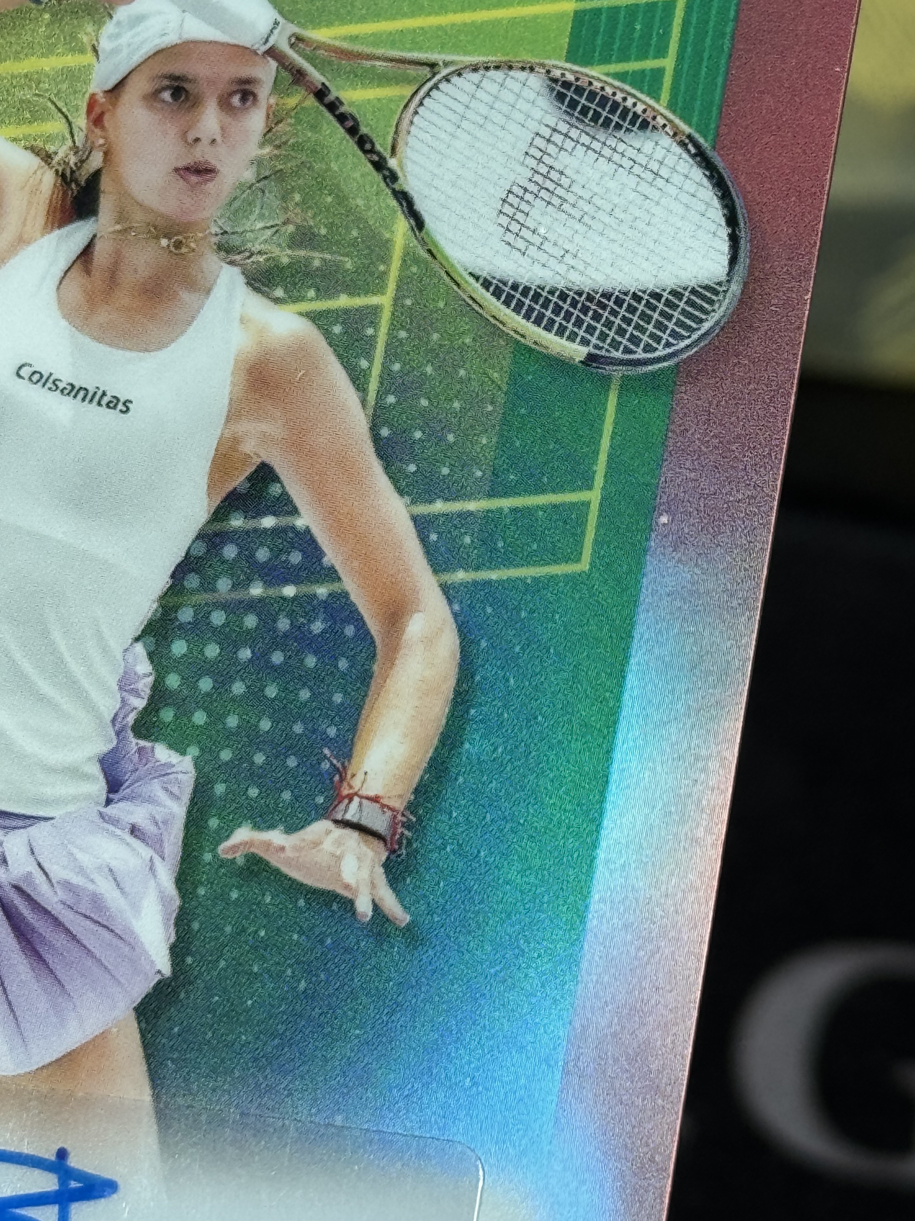 2024 Topps Chrome Emiliana Arango 【大熊球星卡店】网球 TC 艾米利亚娜 阿兰戈 /20编 玫瑰金折 签字 低编 折射 03/20 不累计 瑕疵如图看描述【海】