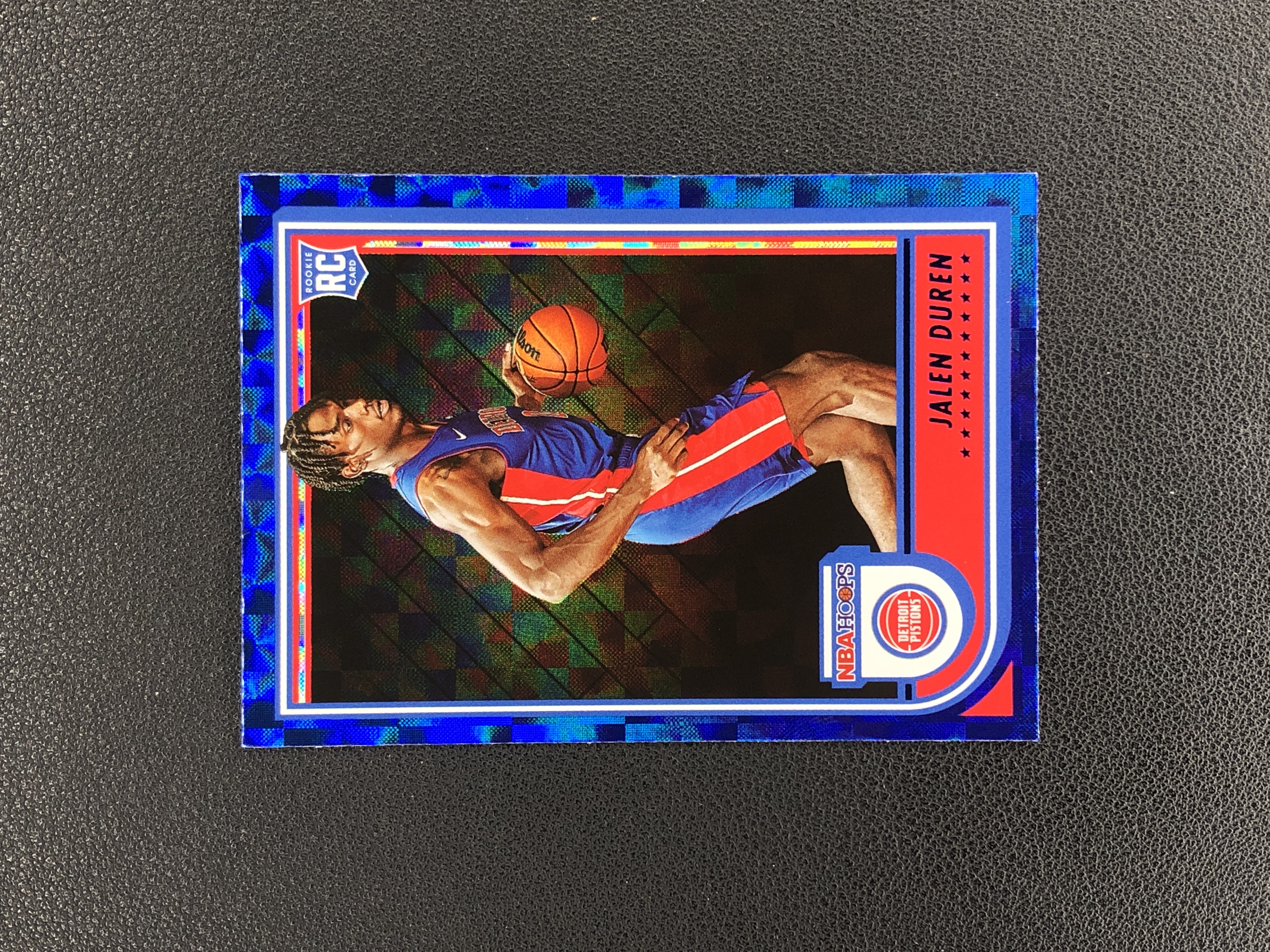 2022-23 Panini NBA Hoops Jalen Duren RC 【禄卡拍卖】杰伦 杜伦 新秀 蓝风车折 底特律活塞 C1W-4.23-LK226-004