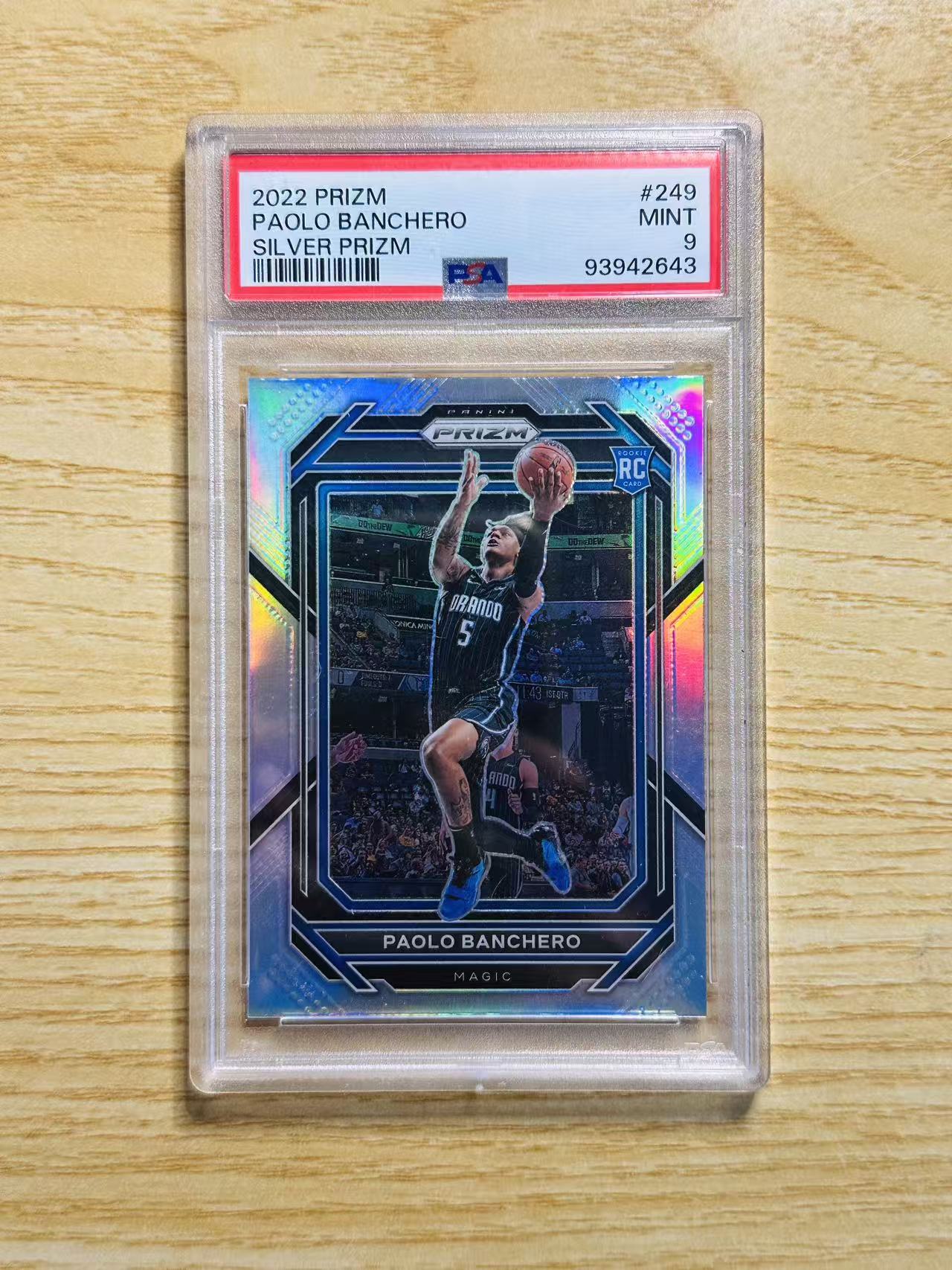 2022-23 Panini Prizm Paolo Banchero 嘿嘿代卖 保罗 班切罗 班凯罗 新秀 RC 银折 魔术 PSA9 状元 潜力新星 实卡精美 收藏必备