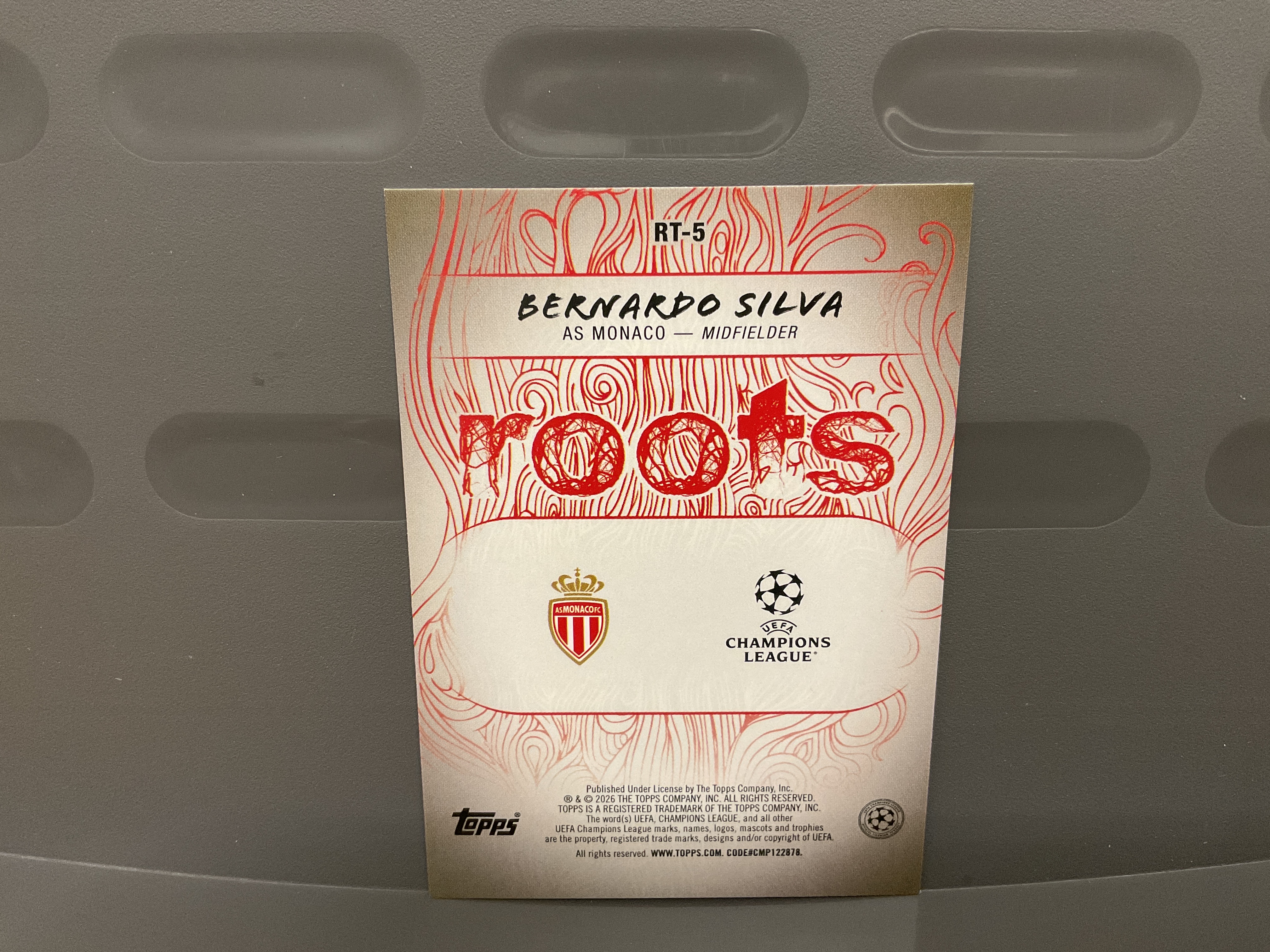 2026 Topps Topps Bernardo Silva roots 25编 贝尔纳多席尔瓦 B席 曼城 摩纳哥
