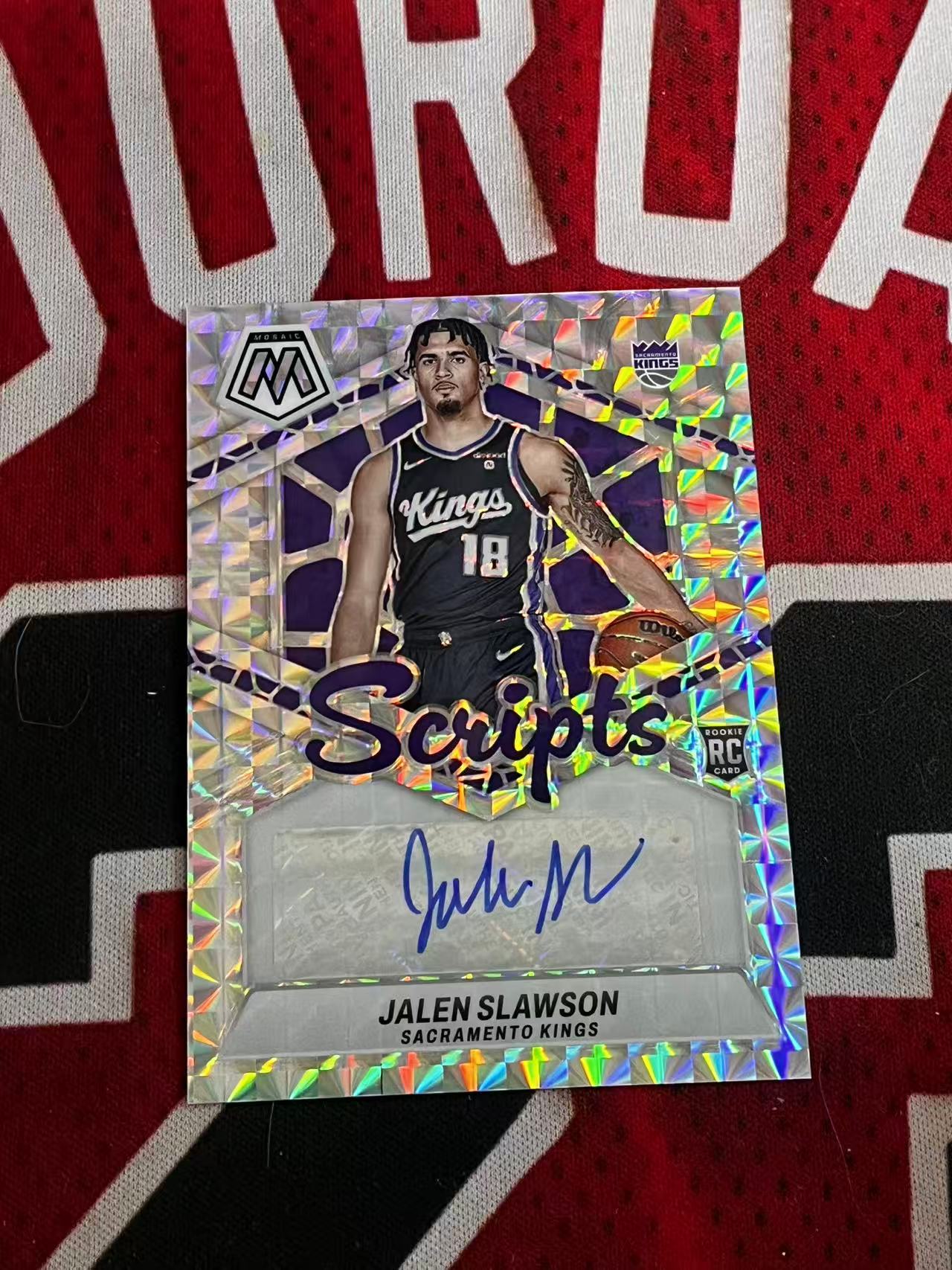 【接寄拍】2023-24 PANINI MOSAIC 马赛克系列 国王 新秀RC 杰伦斯劳森 签字卡 新秀签 马赛克折 折射 专收凑套必备【烂臭嘴拍卖】