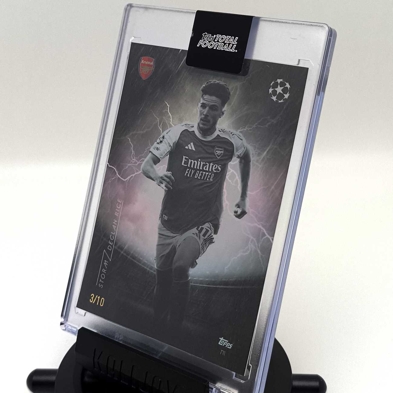 2025-26 Topps Total Football Declan Rice 德克兰·赖斯 赖斯 阿森纳中场铁闸 阿森纳 英格兰 3/10编 TTF 原封砖