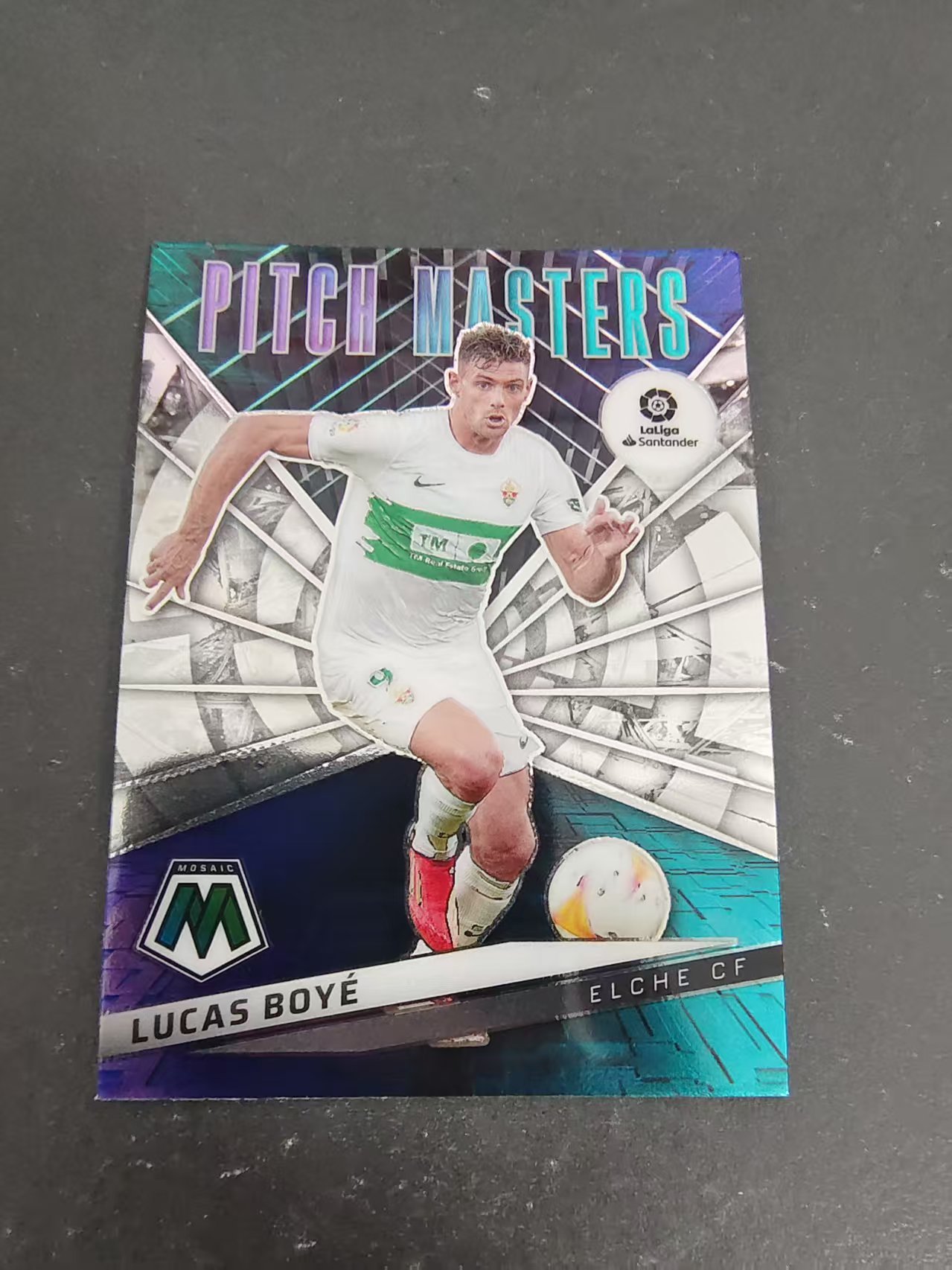 【可合并,不累计】2021-22 Panini Mosaic lucas boye 埃尔切 卢卡斯 博耶 西甲 马赛克 特卡 划痕 边角瑕疵 #6