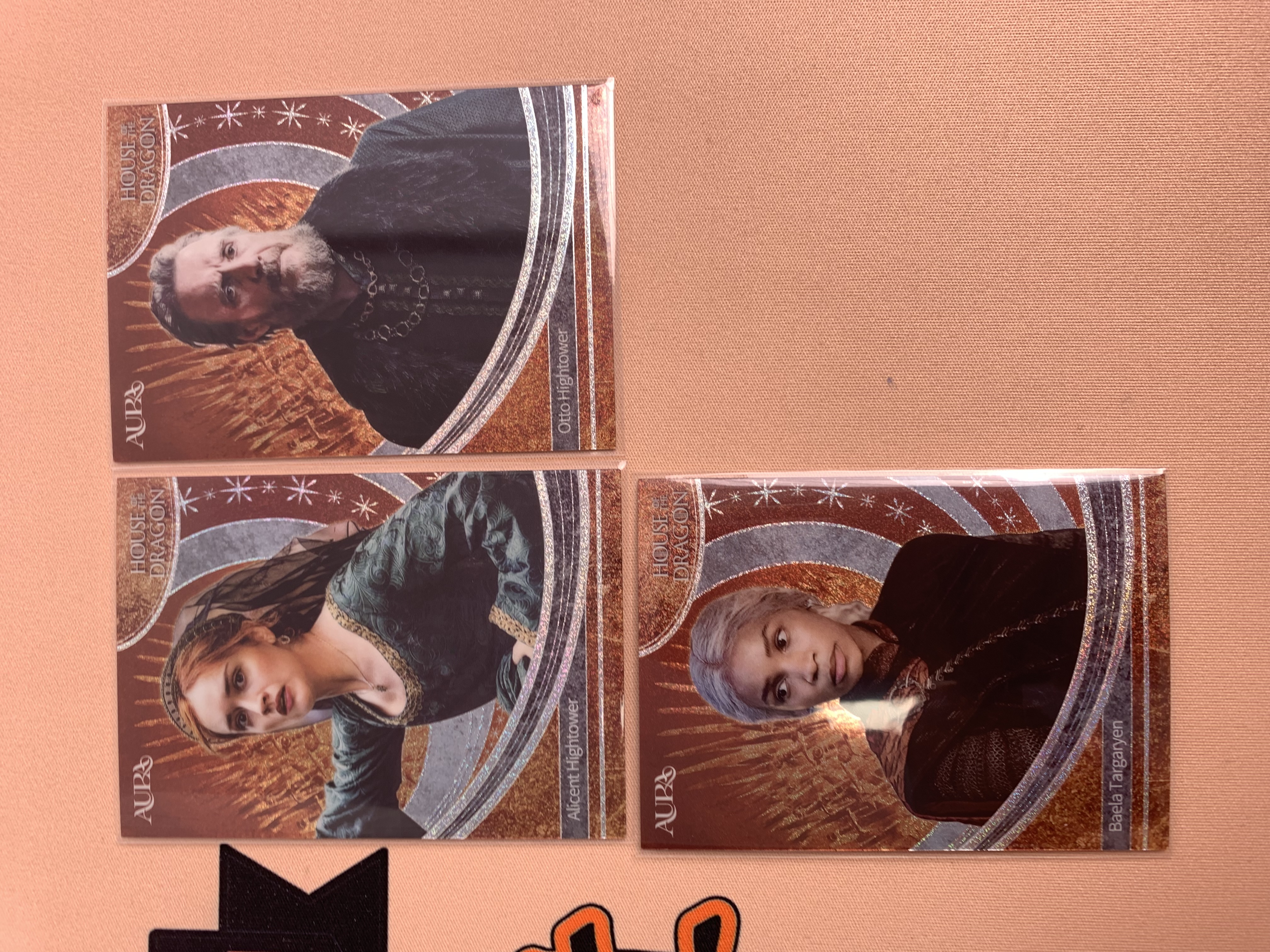 2025 Kakawow 权力的游戏 权游aura 3张lot 橙折/75 卡品如图 关联:龙妈 雪诺 弥桑代 迪士尼 topps