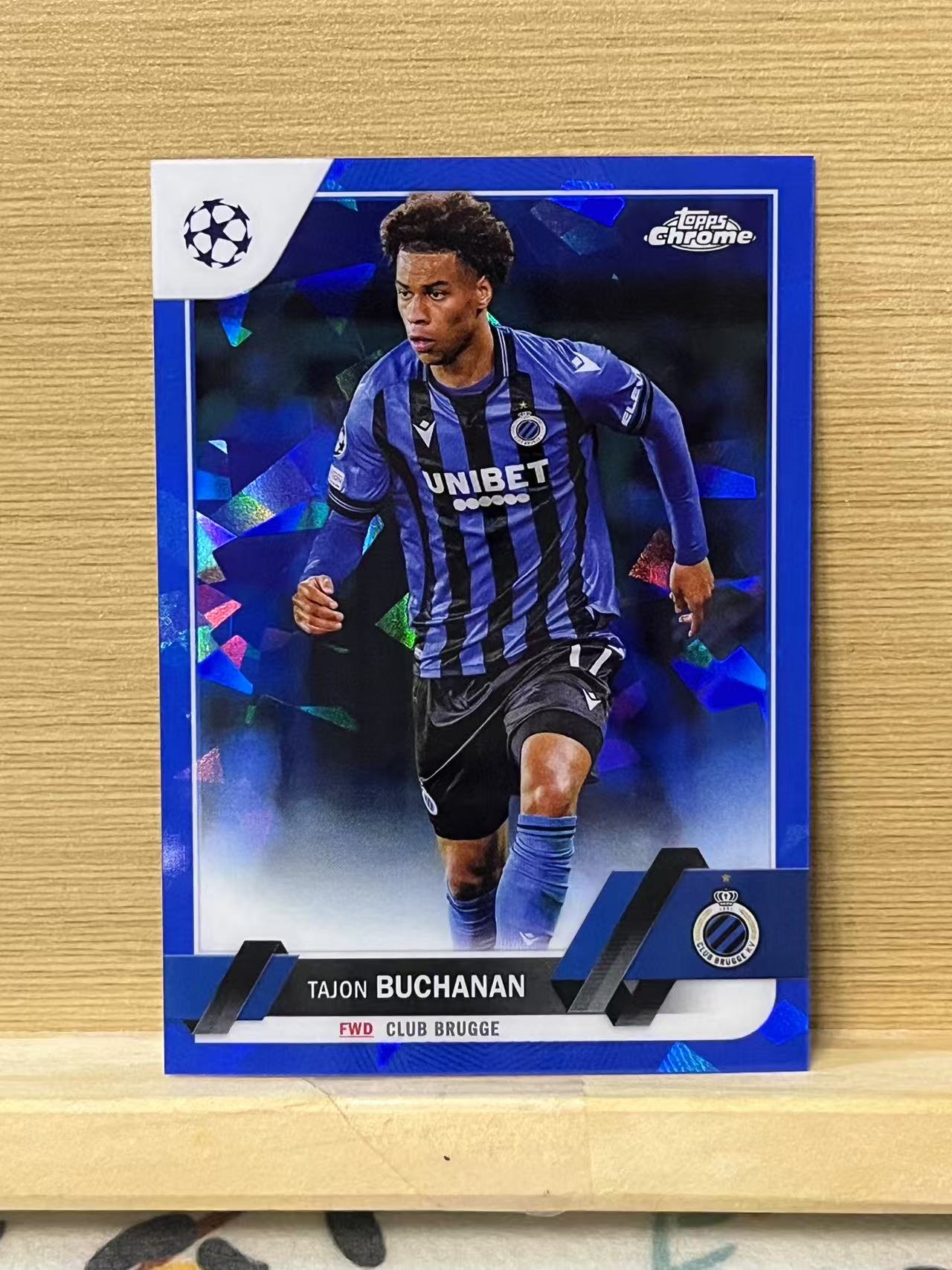 2023 Topps Chrome tajon buchanan 布南坎 布鲁日 蓝宝石 碎冰折 银折 实卡精美 收藏必备 A38