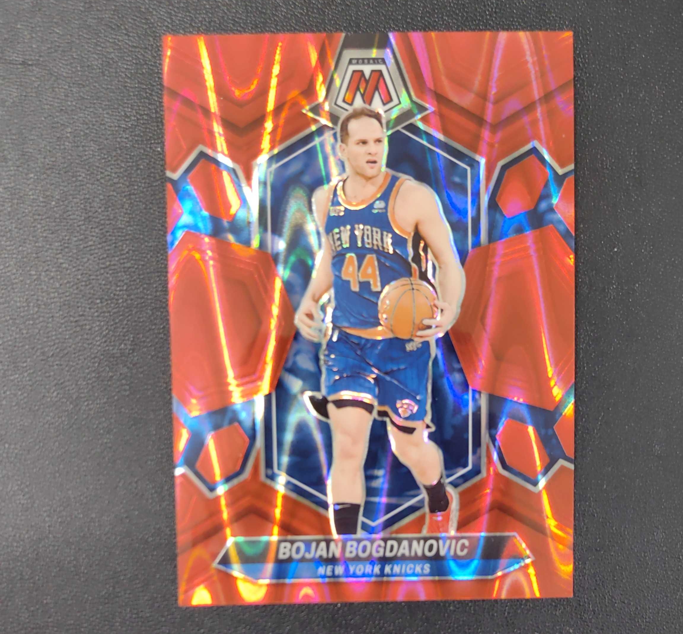 2023-24 panini mosaic bojan bogdanovic 马赛克 尼克斯 博格达诺维奇 红变形虫折 折射 /299编 东契奇 sga 库里 文班亚马 詹姆斯 多张再拍