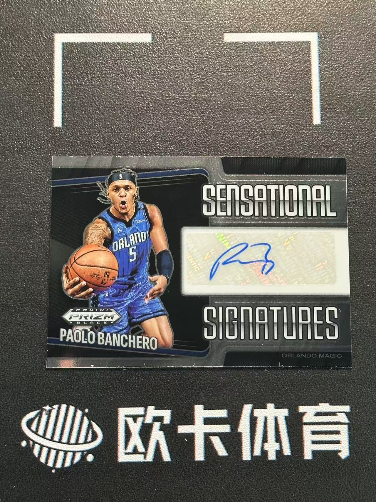 2024-25 Panini Prizm Black Paolo Banchero 【欧卡体育】pz 保罗 班切罗 班凯罗 签字 SS签 魔术 轻印如图(YDD)