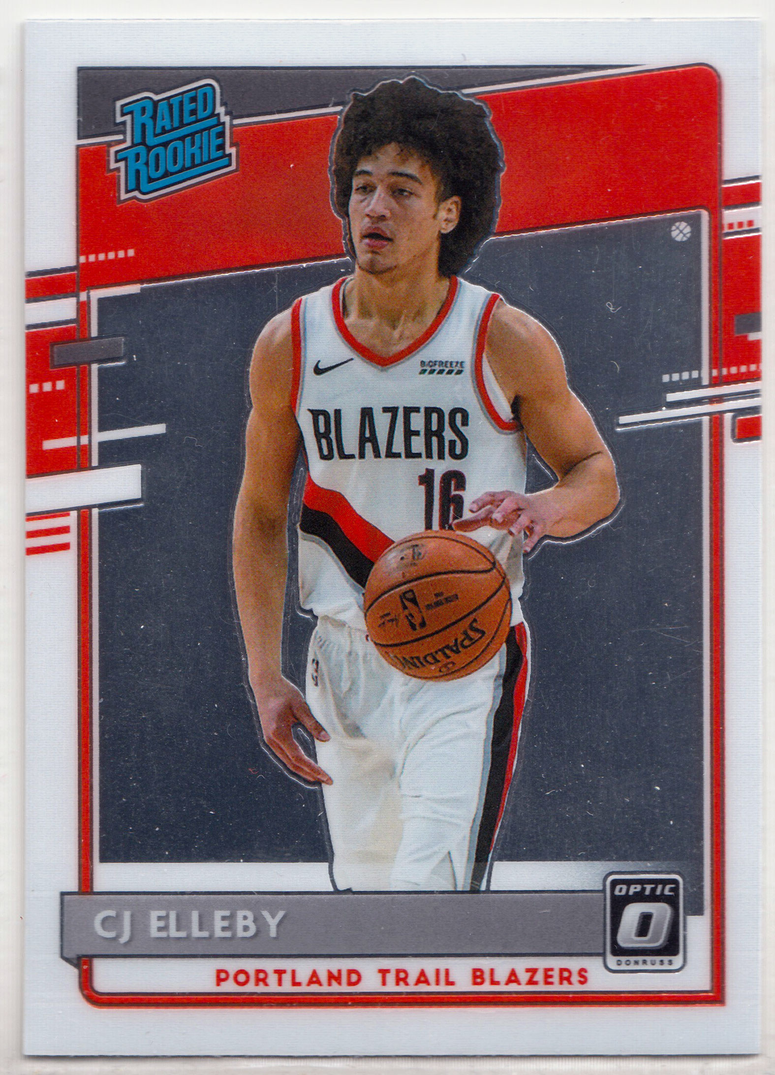 【ABC1 Card Market】2020-21 Panini Donruss Optic CJ Elleby 埃尔比 杜蕾斯OP Blazers 波特兰开拓者 RC 新秀卡 Rookie Card #195 OP83856