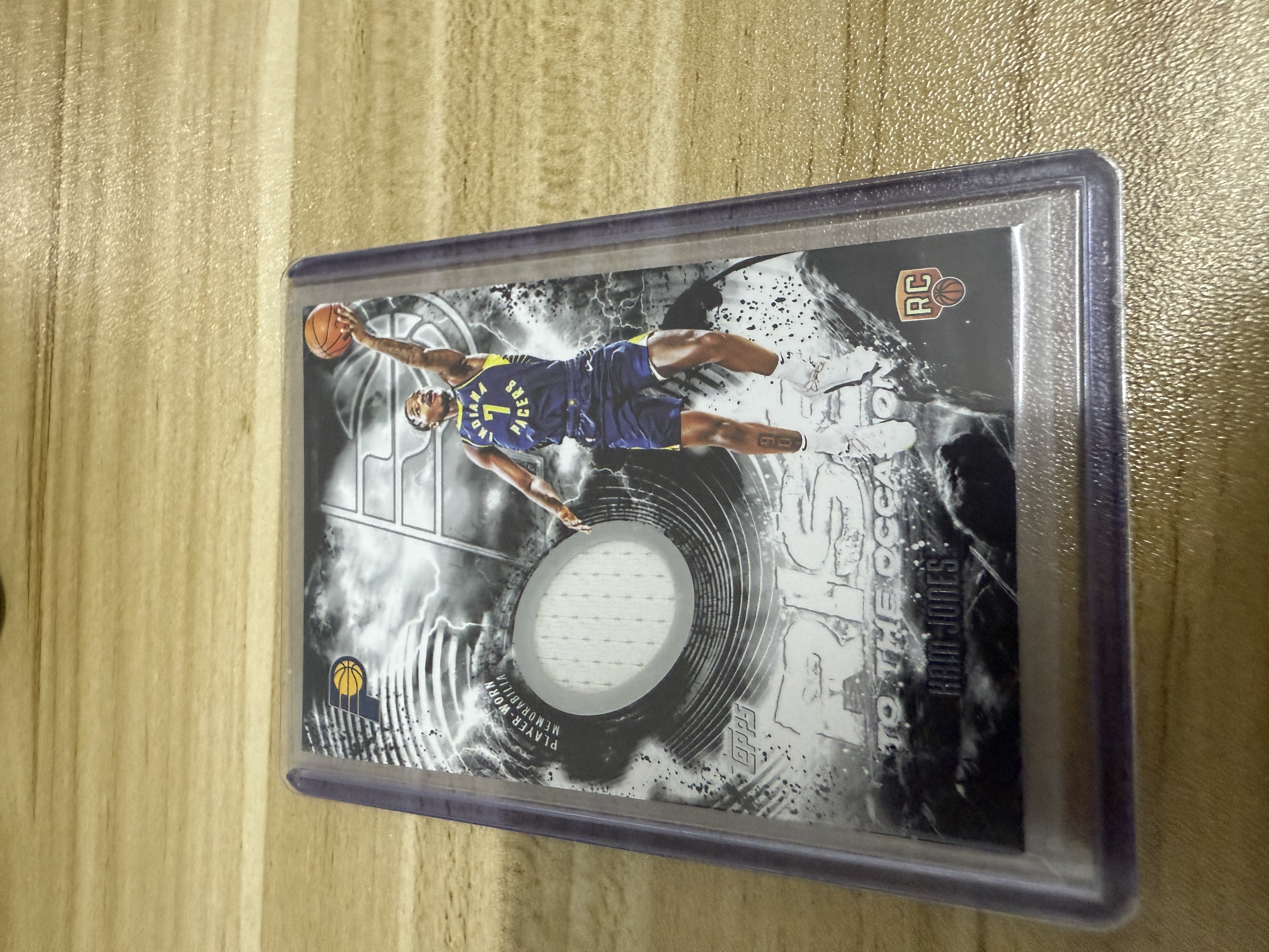 2025 Topps topps Kam Jones RC 卡姆 琼斯 新秀rc 球衣物料实物 步行者潜力新秀 只发默认请看描述【KK】