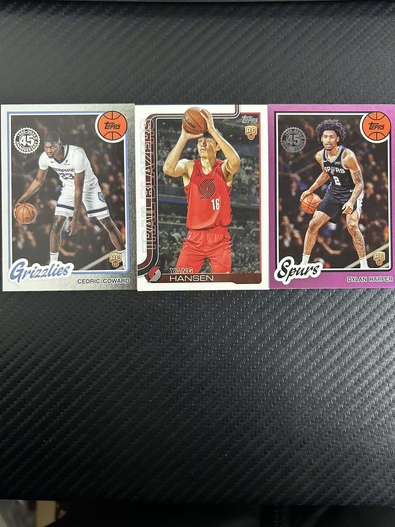 2025 Topps Topps/NBA Starting 5 Dylan Harper RC 【灯灯拍卡】Topps 新秀年 RC 哈珀 杨瀚森 等一众球星 特卡 3张 打包带走【LSY】