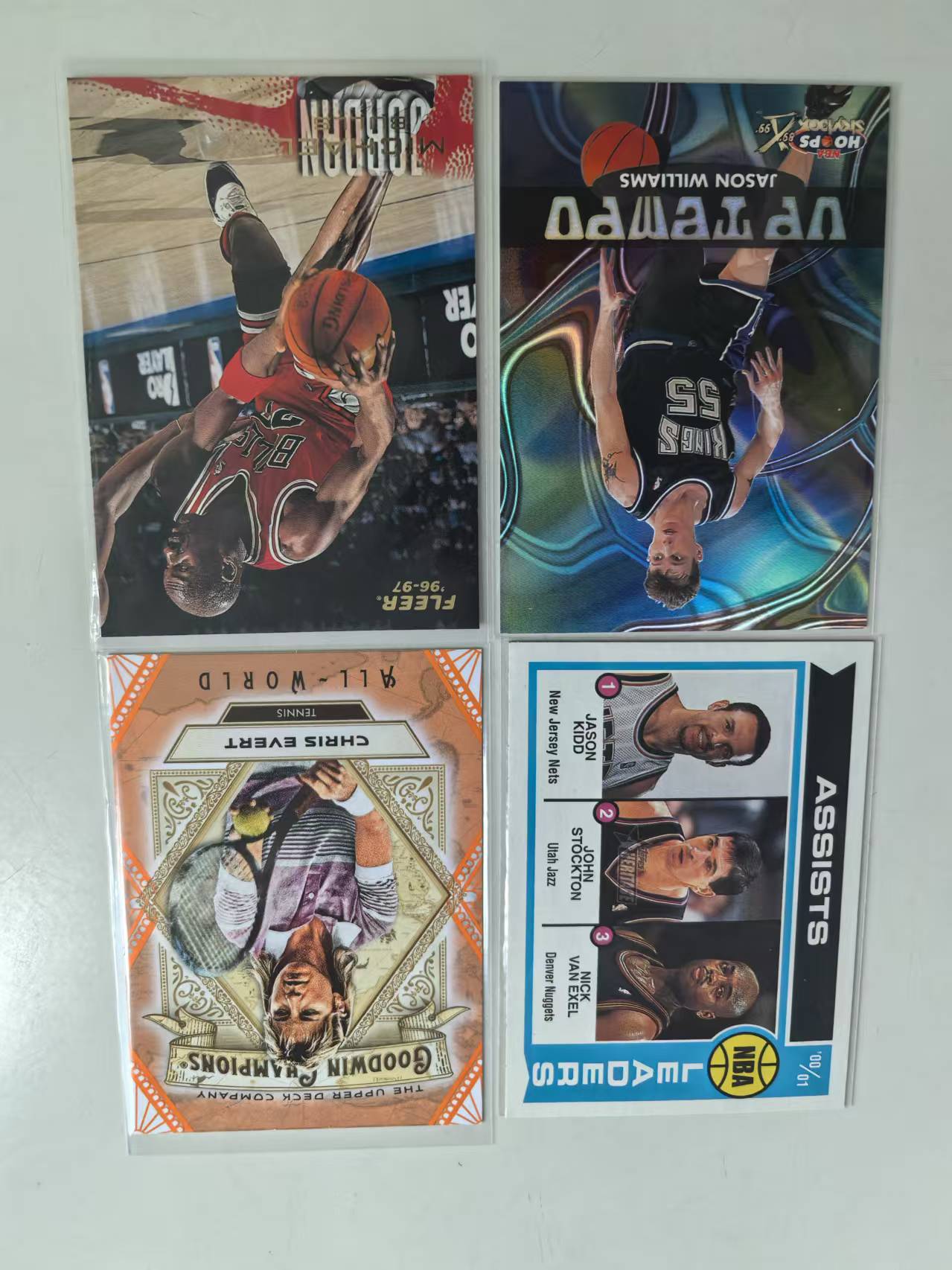 1996 Fleer Fleer Michael Jordan #13 公牛 飞人 基德 篮网 斯托克 爵士 威廉姆斯 【黑魔苏】