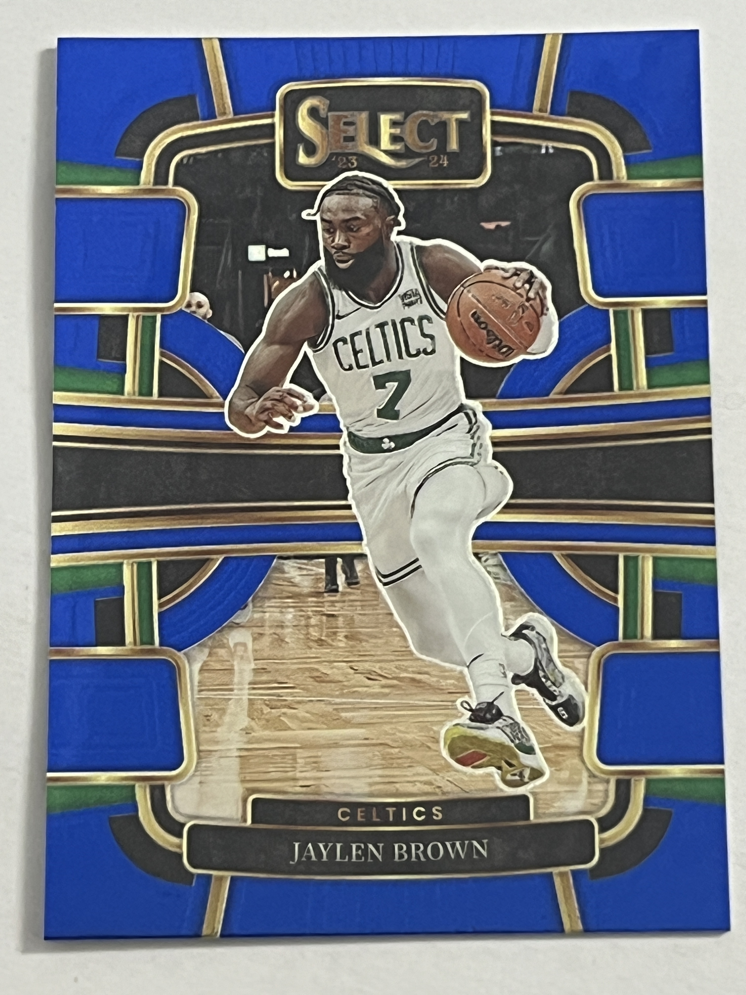 2023-24 Panini Select Jaylen Brown 杰伦 布朗 凯尔特人队 《 热门球星 收藏必备 》实卡精美 #22