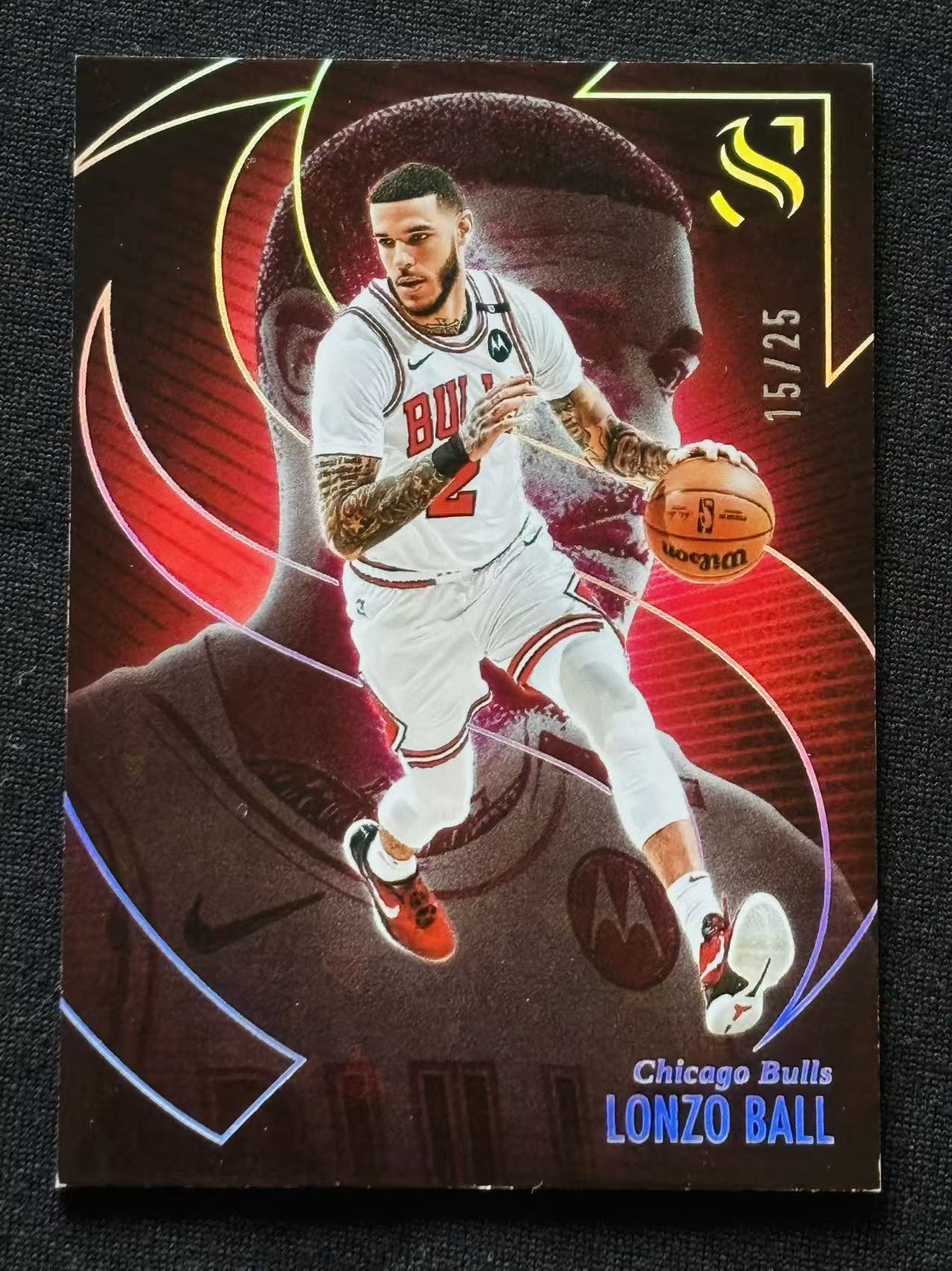 2024-25 Panini Silhouette Lonzo Ball 剪影 公牛 大球 朗佐 鲍尔 25编 base 不累计