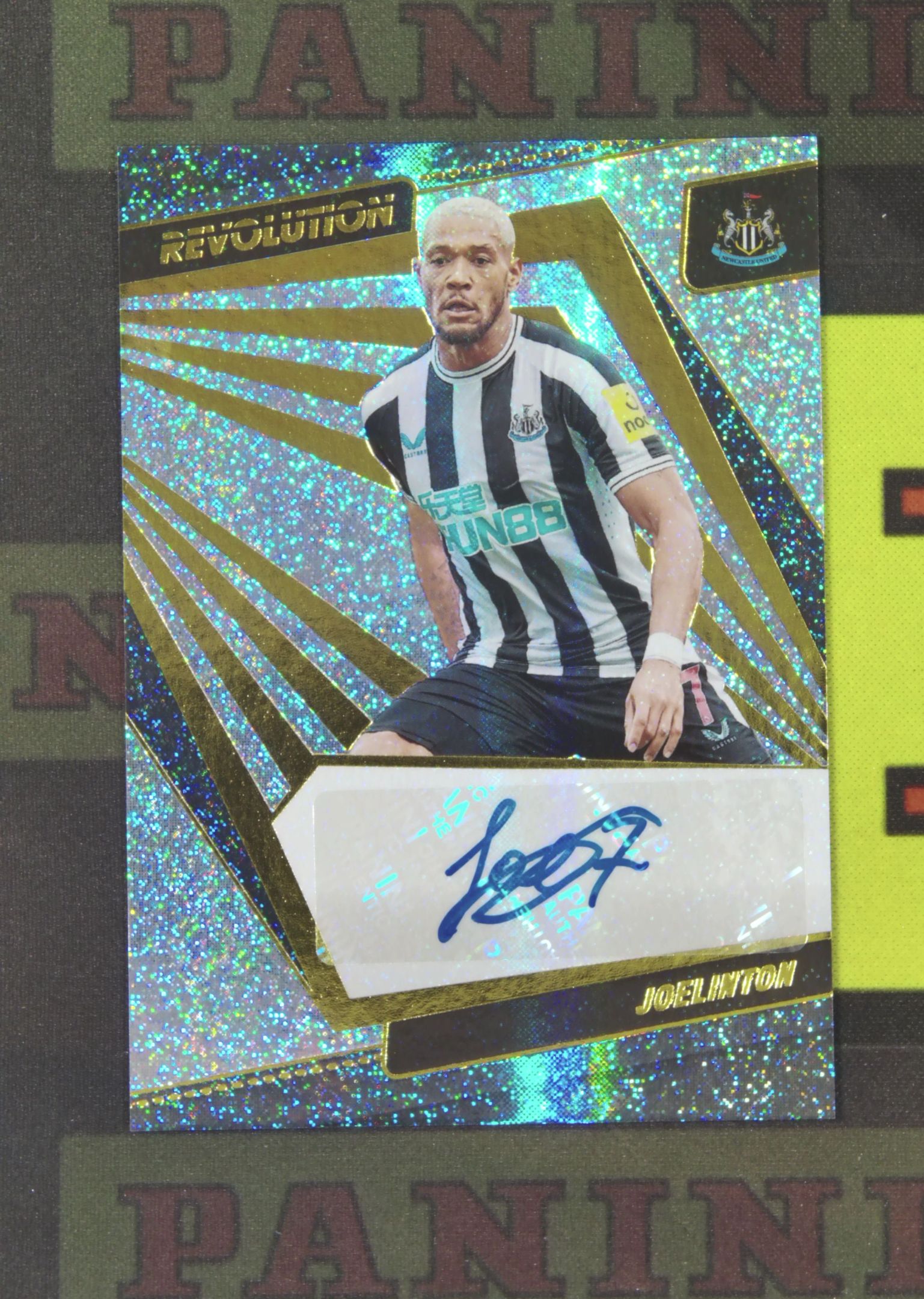 2022-23 Panini Revolution Joelinton Nirvana Project 乔林顿 纽卡斯尔联 签字 银折 折射 英超 革命 卡品如图 收藏必备 zz001