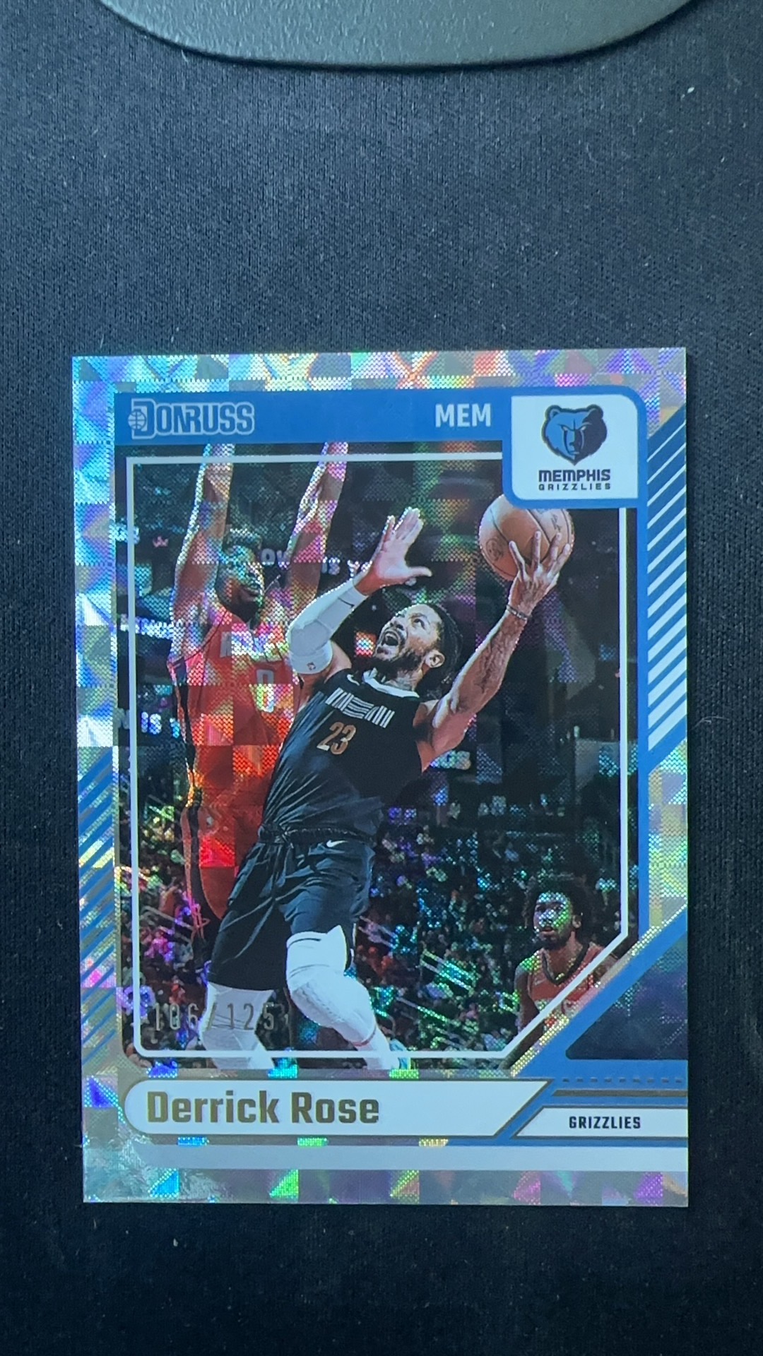 2024-25 Panini Donruss Derrick Rose 杜蕾斯 灰熊 罗斯 125编 风车折 卡品如图
