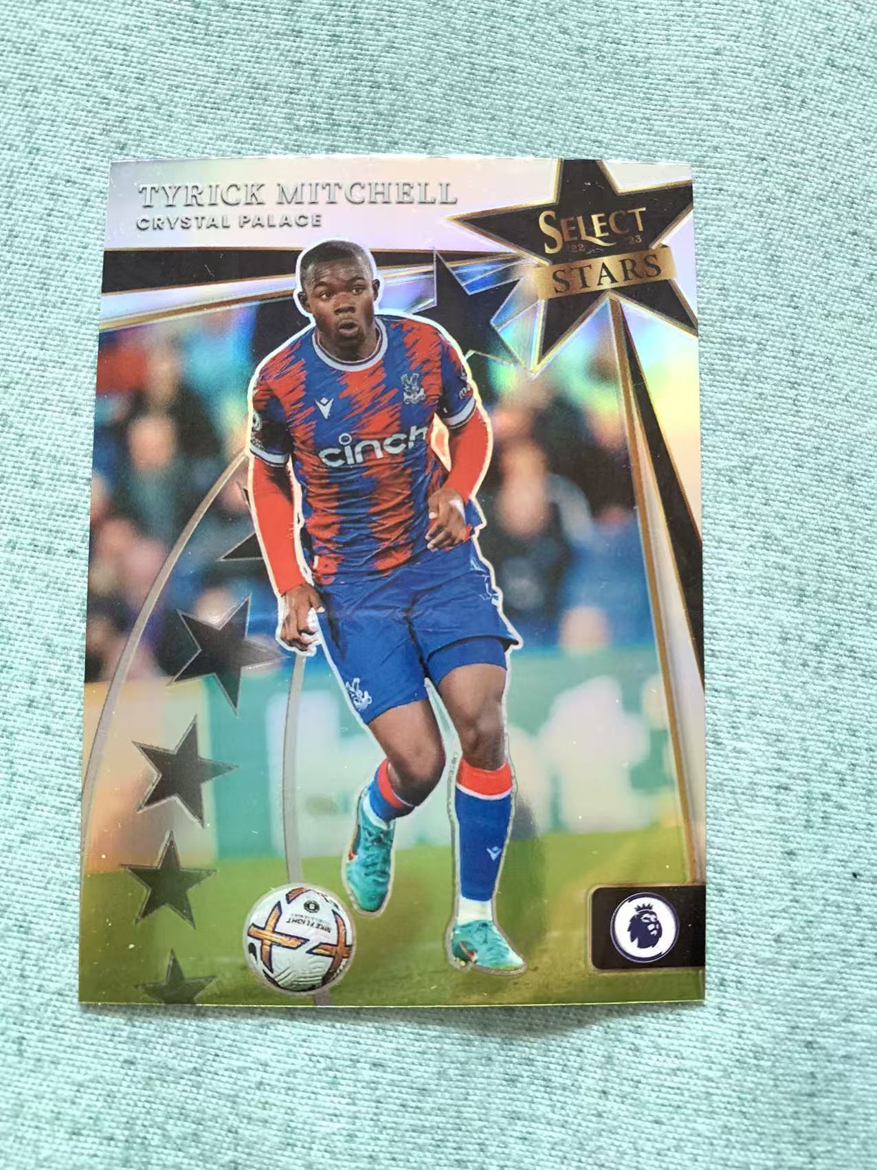2023-24 Panini Select Tyrick Mitchell England 米切尔 水晶宫 英格兰 强力后卫 投资收藏必备 卡品如图
