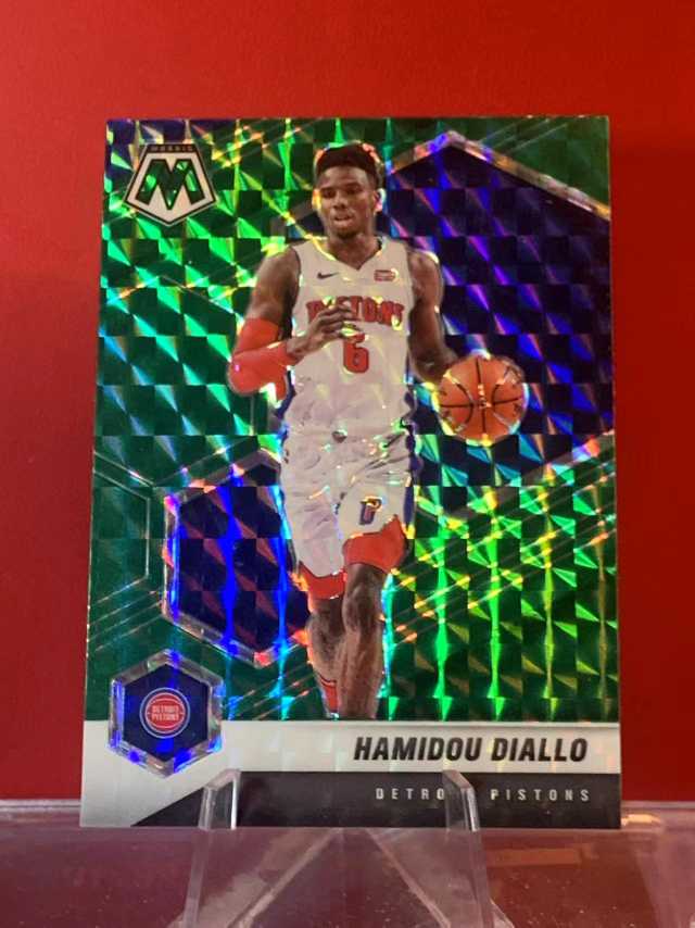 （老末代拍）D12  2020-21 Panini Mosaic Hamidou Diallo 活塞隊 哈米杜·迪亞洛 馬賽克 綠折 順豐寄付 免費代拍 不保卡品