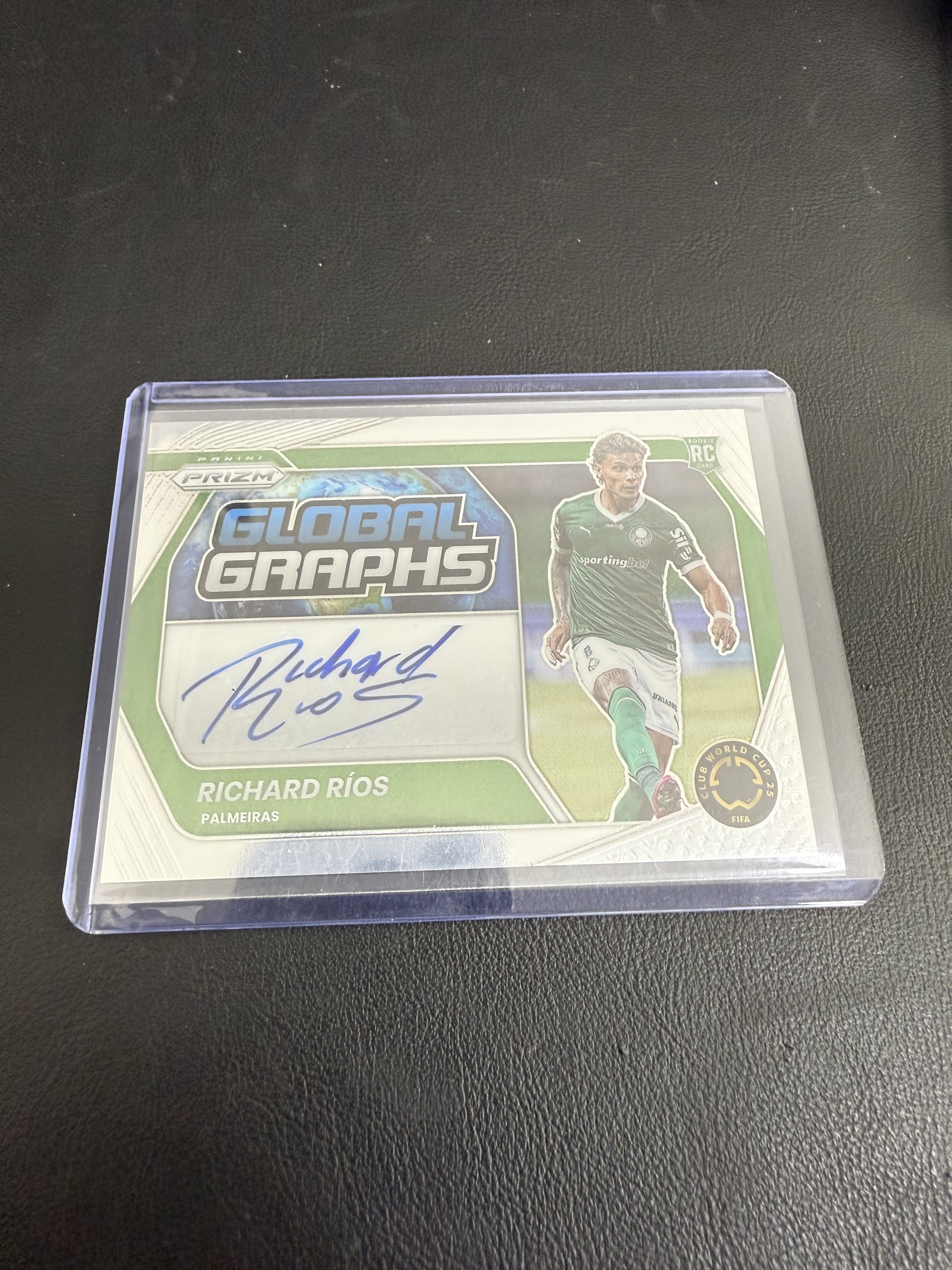 2025 Panini Prizm FIFA Club World Cup Richard Rios 帕尔梅拉斯 理查德 里奥斯 RC 全球签 签字 卡品如图 只合并当日订单 【金叔代拍 秦月】