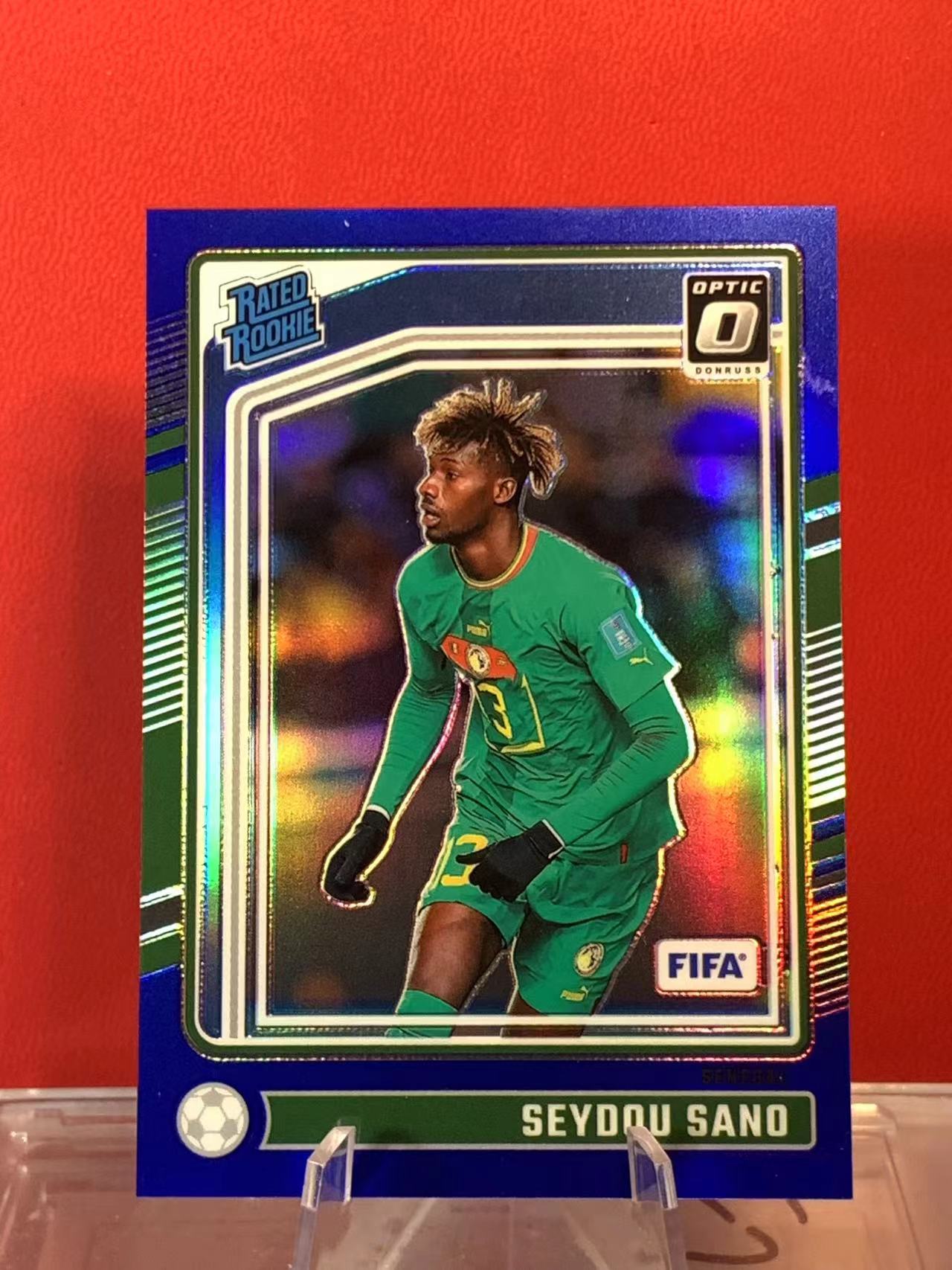 (詹叔代拍)2024-25 PANINI DONRUSS 杜蕾斯 足球 seydou sano 塞杜 萨诺 塞内加尔 新秀RC 122/149编 蓝折 卡品如图 顺丰寄付 泰山