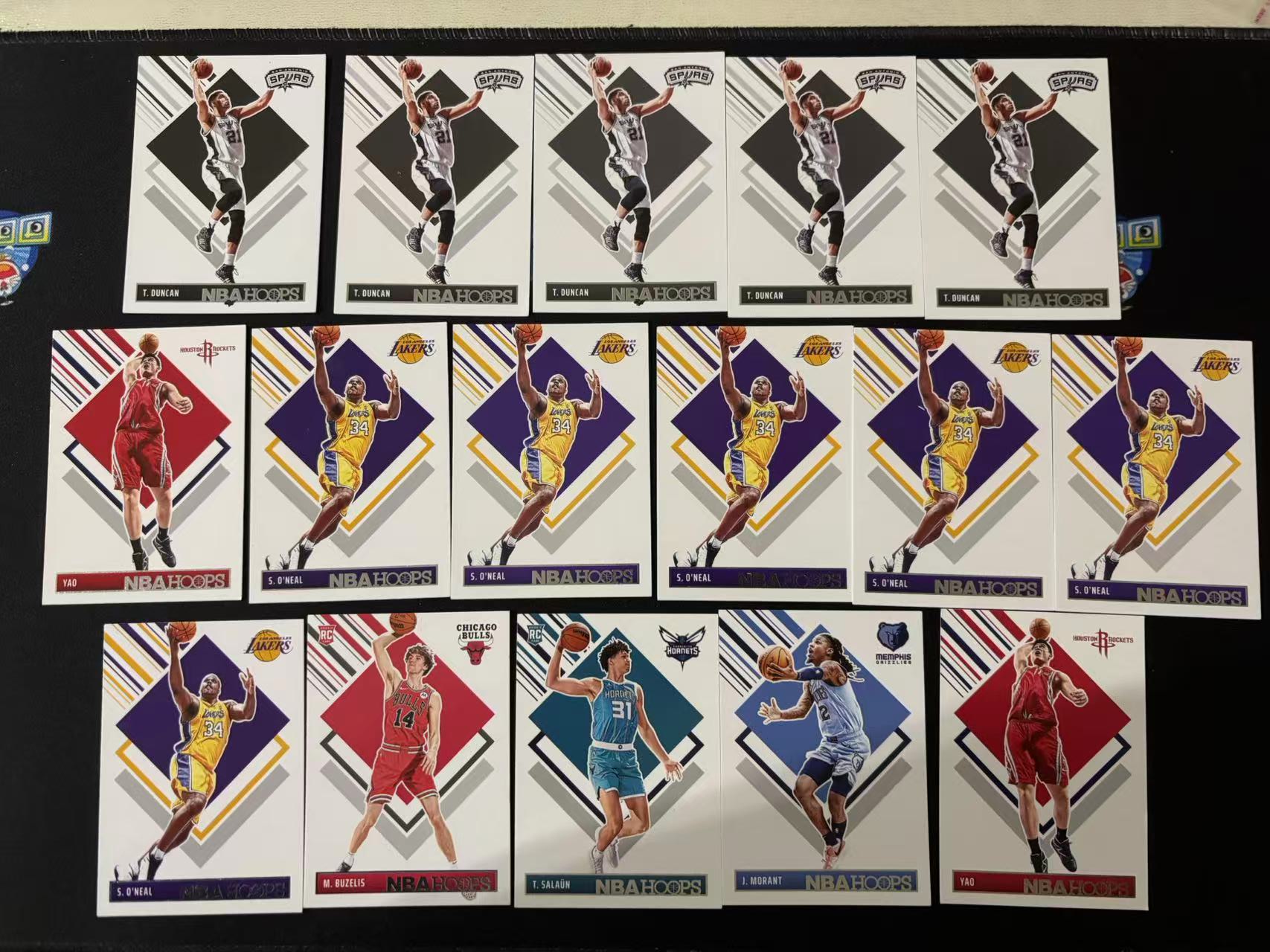 【星辰】PANINI 24-25 HOOPS系列 邓肯 姚明 奥尼尔 布泽里斯 萨隆 莫兰特 LOT