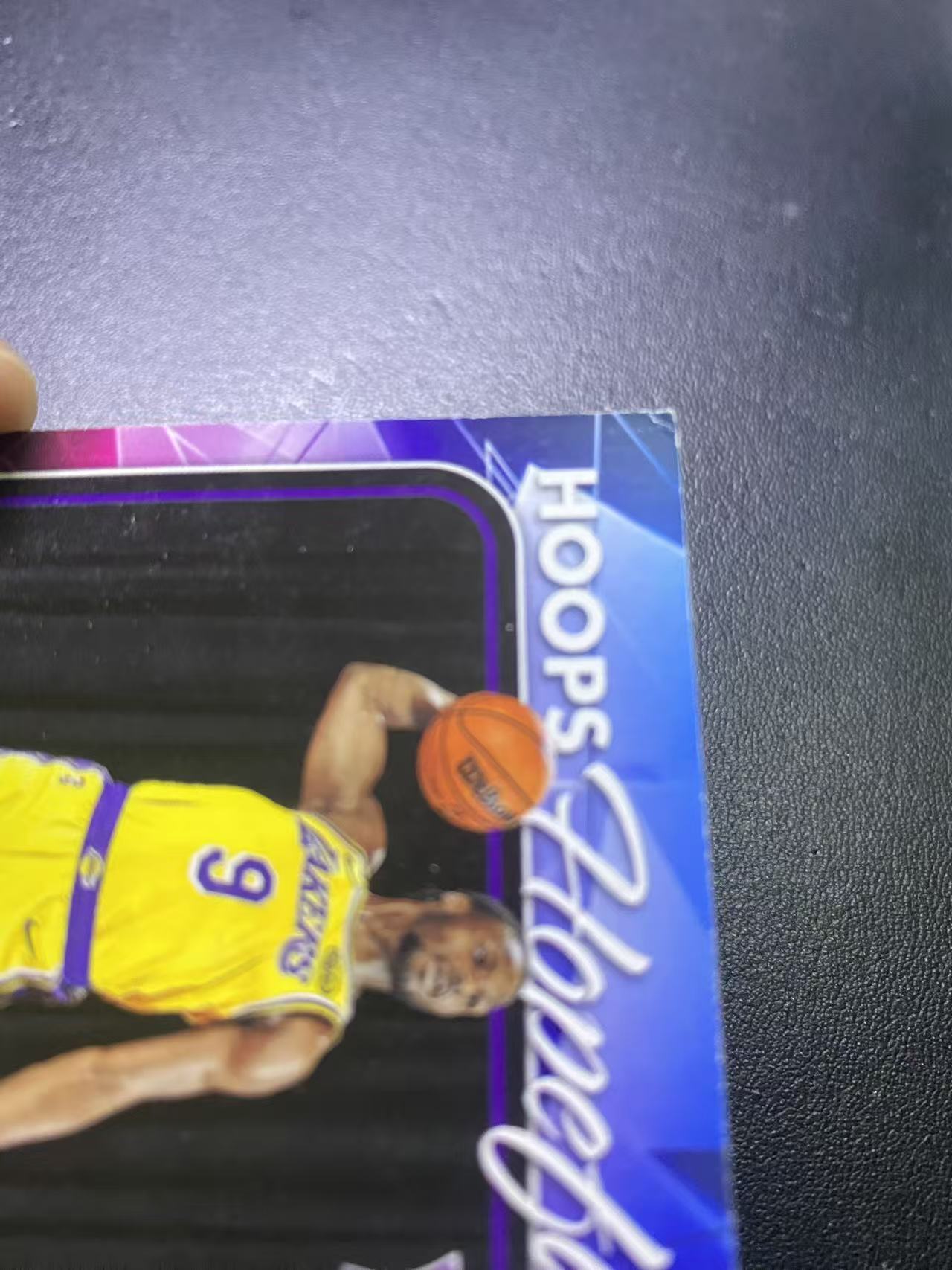 2024-25 Panini Hoops Bronny James Jr. 湖人 布朗尼 詹姆斯 球衣 物料 切割 瑕疵如图 介意勿拍 卡品如图 dm