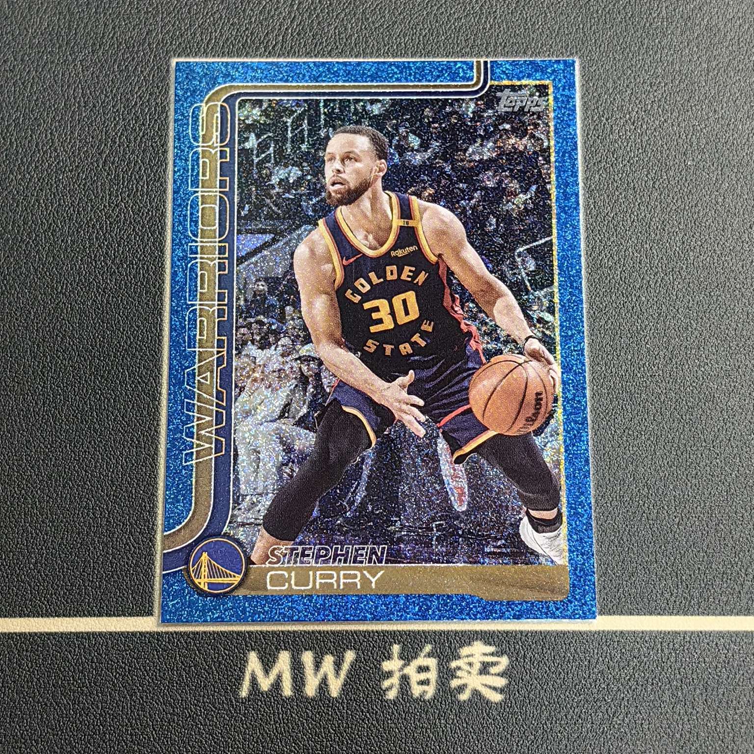 【MW拍卖免费】 斯蒂芬 库里 2025-26 Topps Flagship 蓝折 NBA STEPHEN CURRY 勇士 -璐