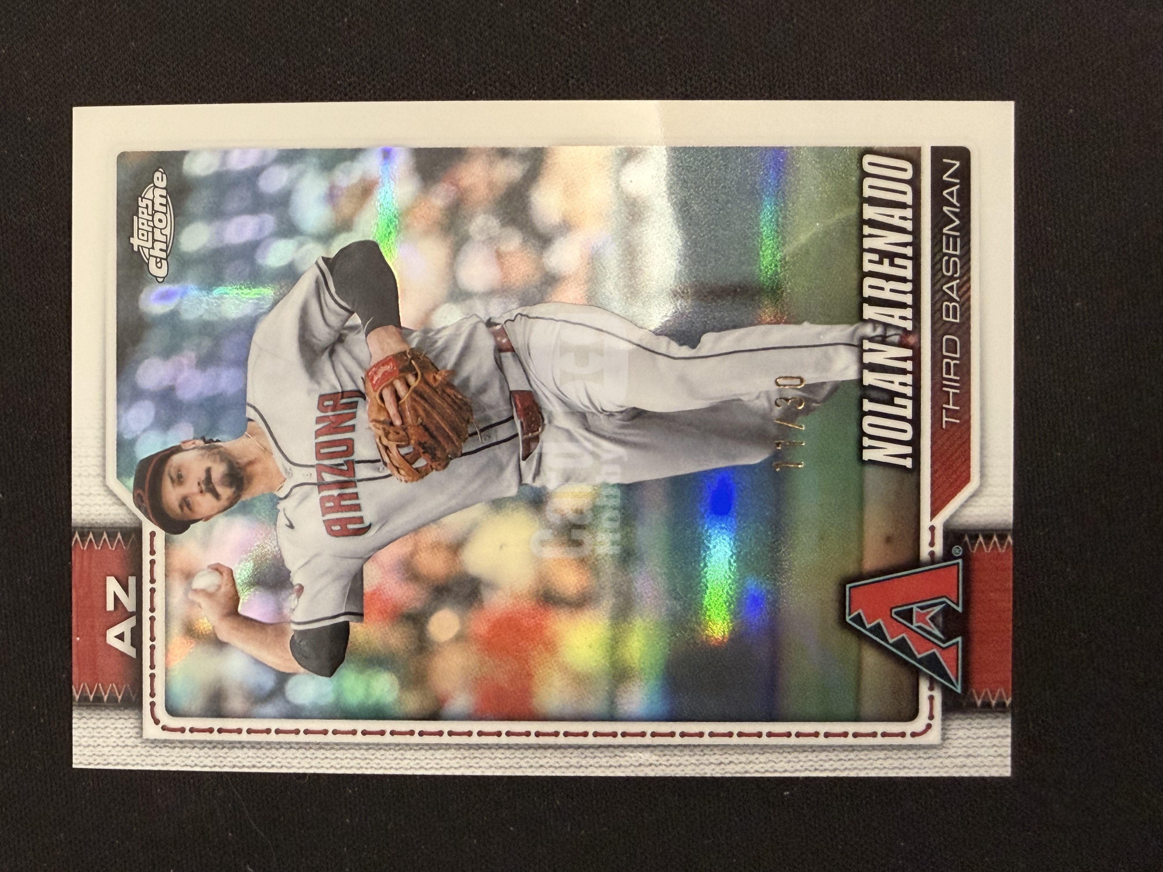 2026 Topps Chrome Nolan Arenado 棒球 MLB 亚利桑那响尾蛇 诺兰 阿雷纳多 白折 11/30编 - TJpapa
