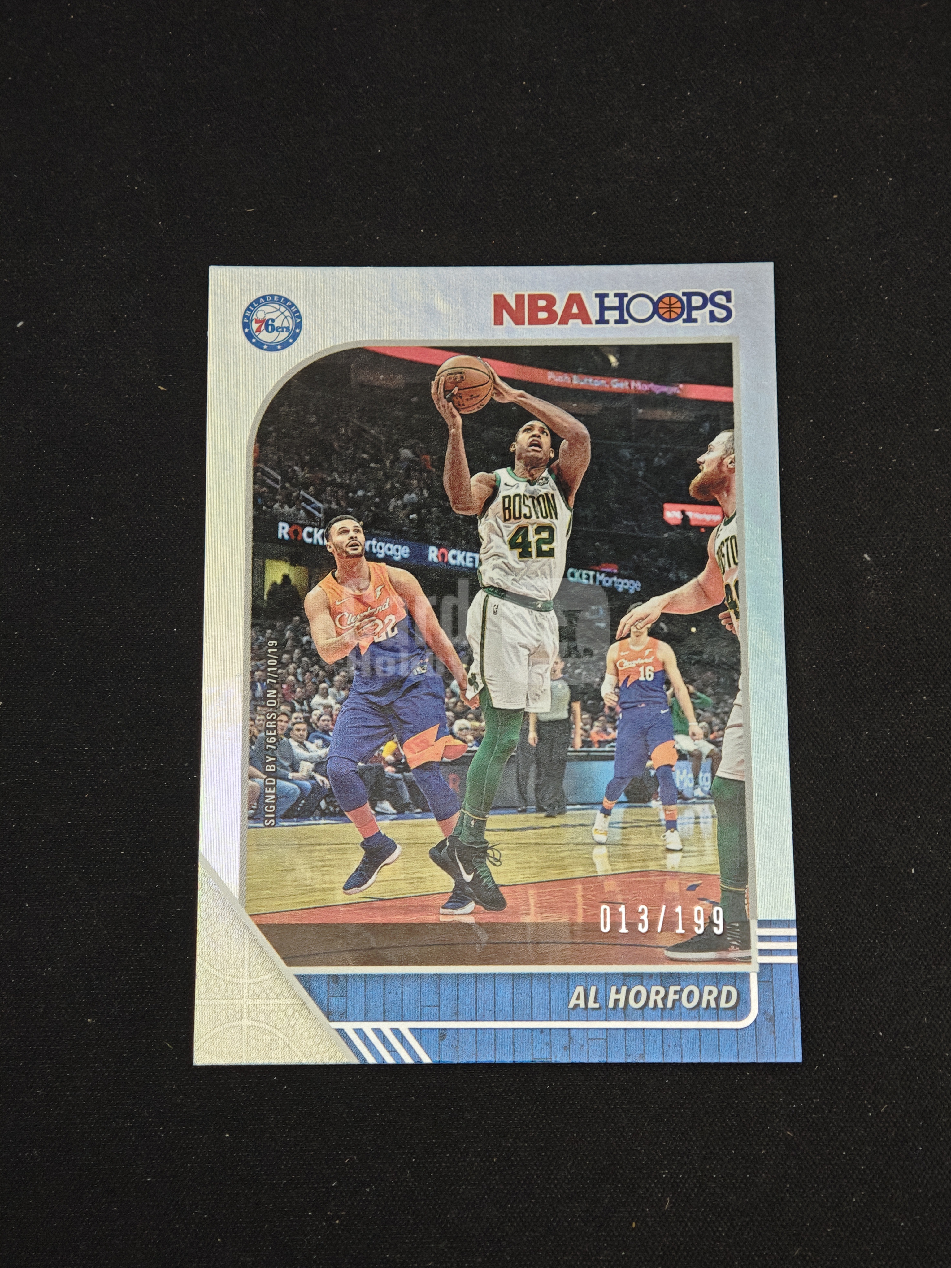 2019-20 Panini NBA Hoops Al Horford 【小v代拍】艾尔 霍福德 76人 13/199编 银折 卡品如图【specail】j