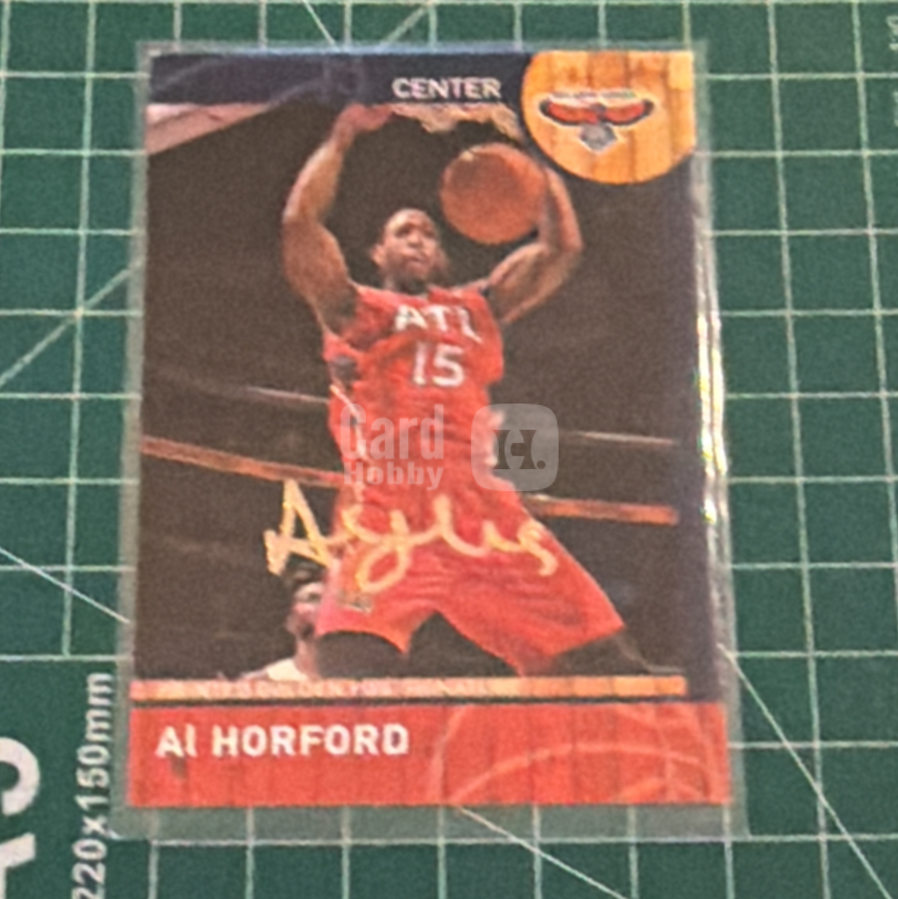 2013-14 Panini S.p.A Al Horford 中雅图/中亚图 艾尔霍福德 金签卡 签名 签字 金色印签 特卡 老卡 绝版卡 稀有大比例