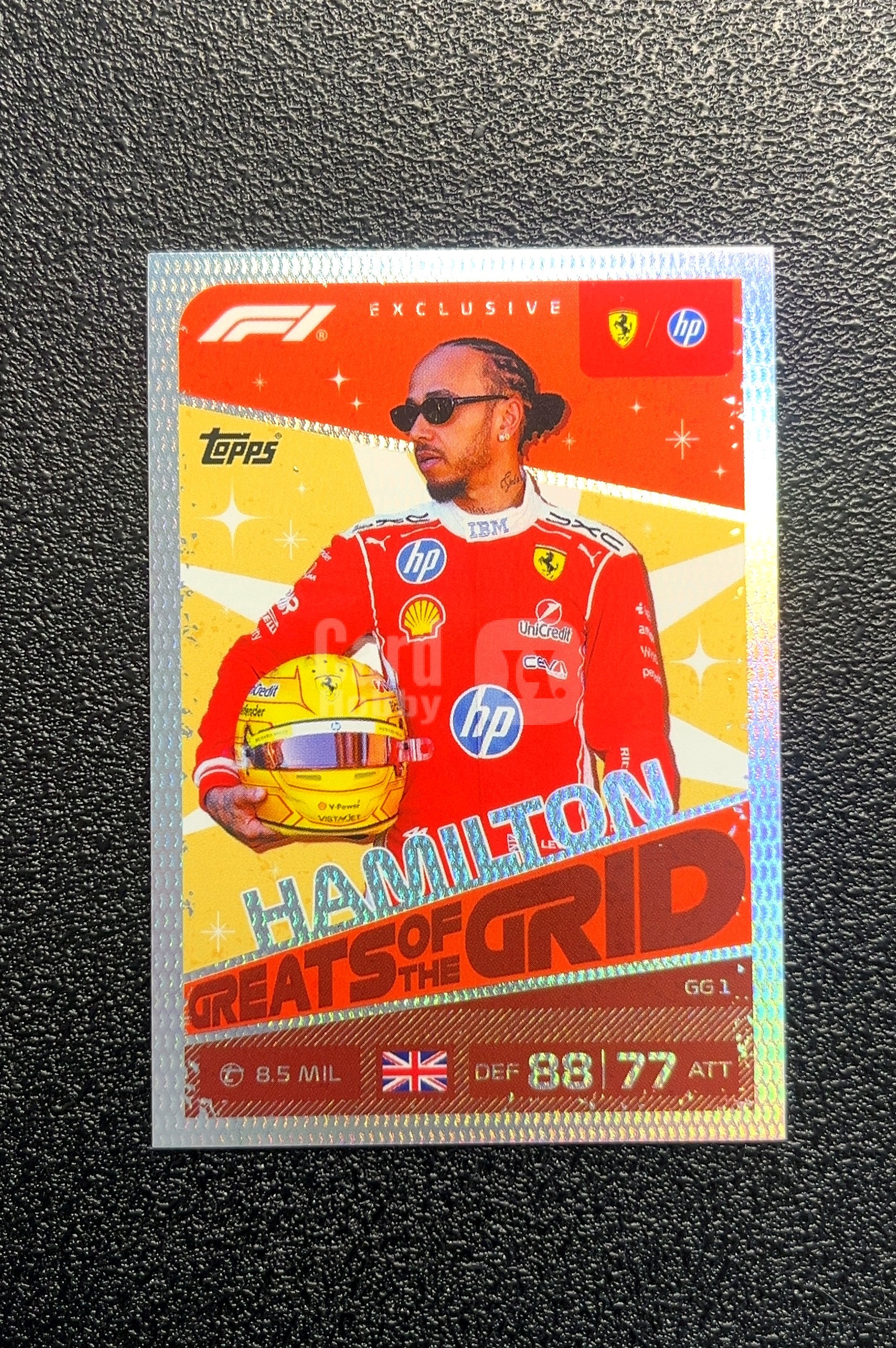 【小白1%代卖】2026 Topps Turbo Attax F1 游戏版 Greats Of The Grid 赛道传奇特卡 Lewis Hamilton 刘易斯·汉密尔顿 银折 0018#589